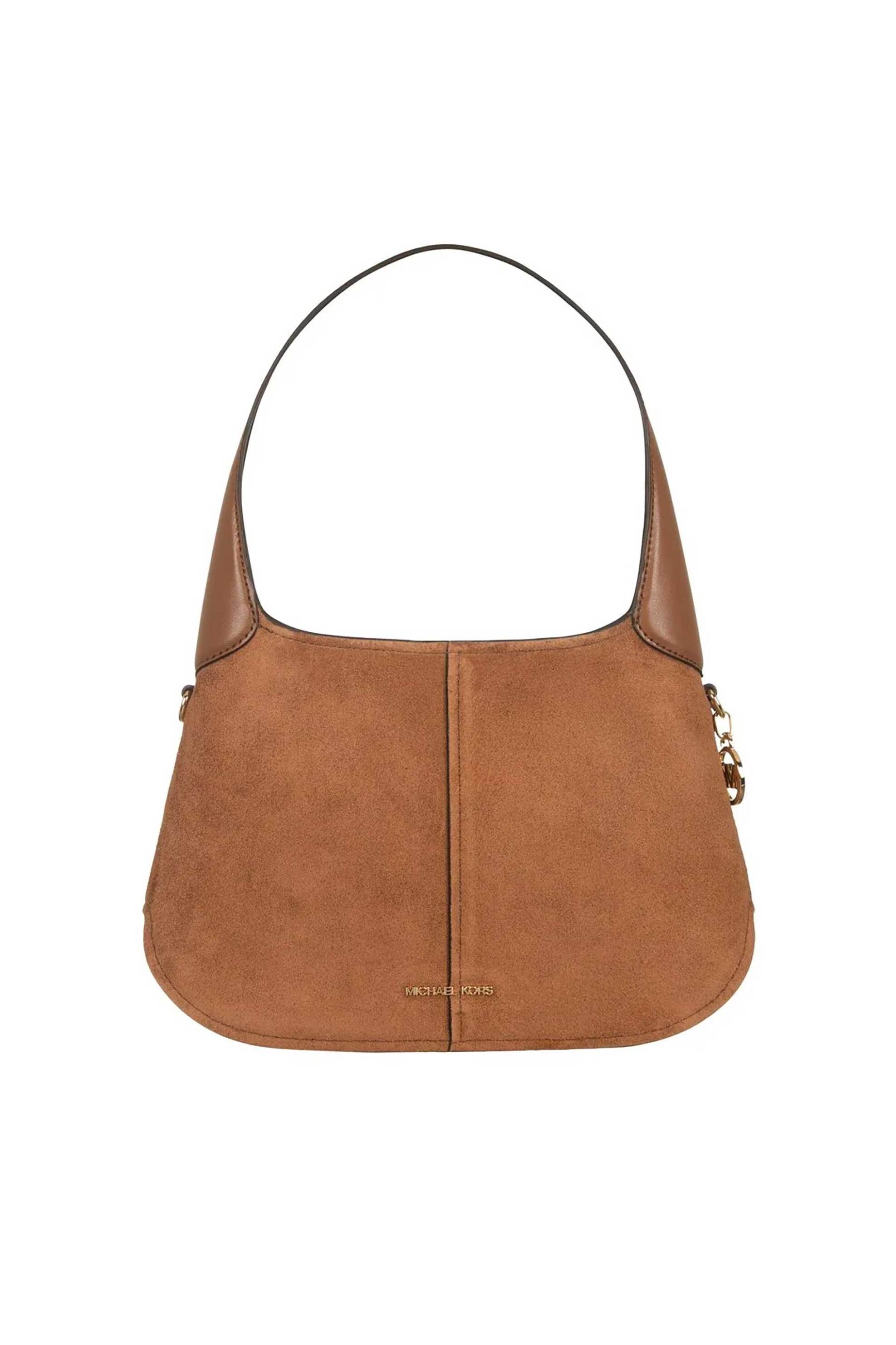 Michael Kors γυναικεία suede τσάντα ώμου "Alice Small" - 30R6G0XL1S Καφέ