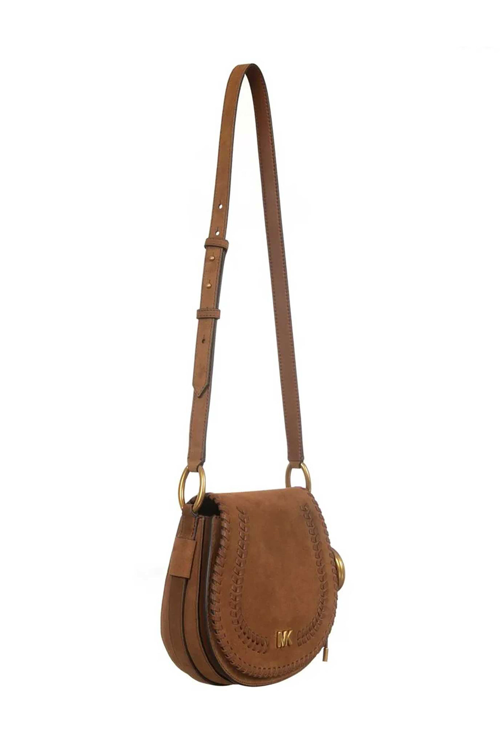 MICHAEL KORS Michael Kors γυναικεία suede τσάντα crossbody "Josie" - 30S6AQ5M6O Καφέ - 2
