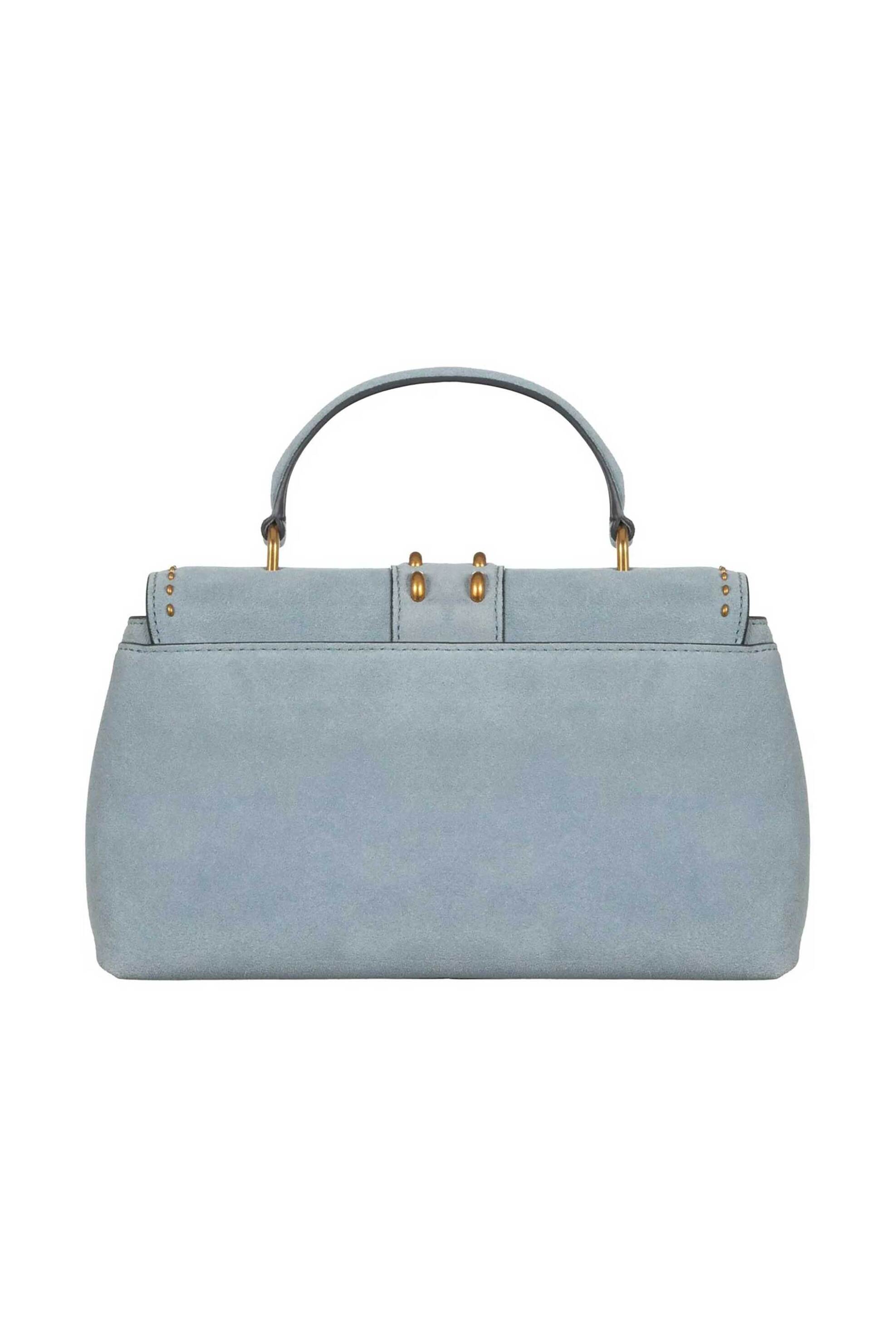 MICHAEL KORS Michael Kors γυναικεία suede τσάντα χειρός/crossbody "Tribeca Medium" - 30S6A2RS2S Μπλε Ανοιχτό - 4