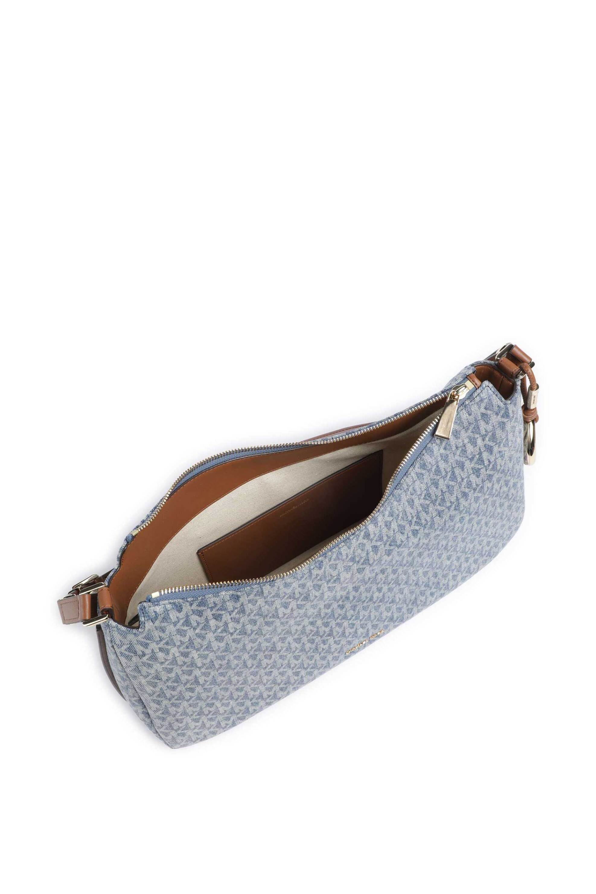 Michael Kors Γυναικεία Denim Τσάντα Ώμου Nolita Medium - 30S6Gy5L2C Blue