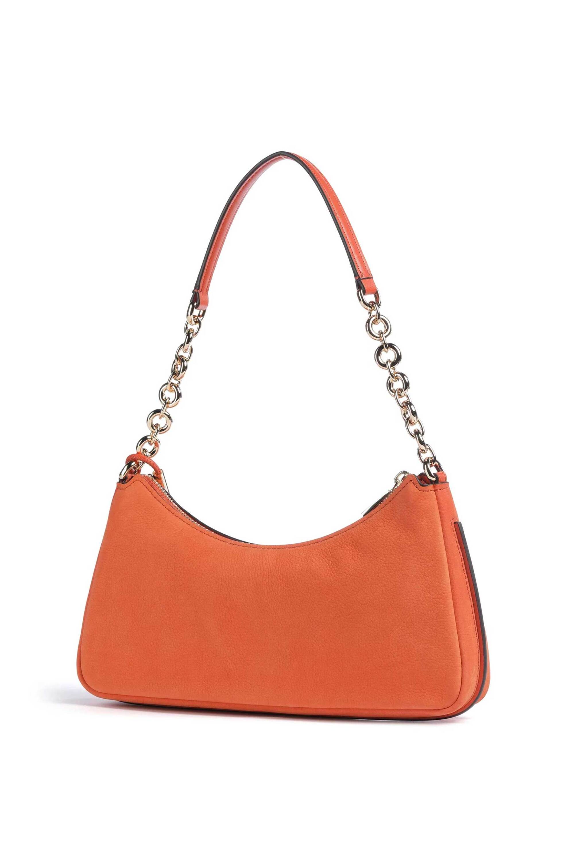 Michael Kors γυναικεία δερμάτινη τσάντα ώμου "Nolita Medium" - 32R6GY5W6L Πορτοκαλί φωτογραφία