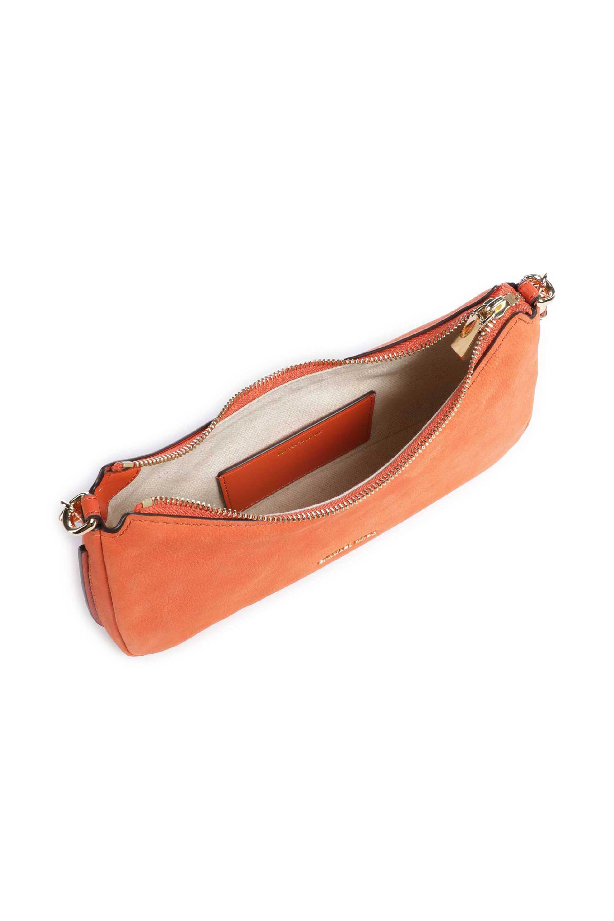 Michael Kors γυναικεία δερμάτινη τσάντα ώμου "Nolita Medium" - 32R6GY5W6L Πορτοκαλί φωτογραφία