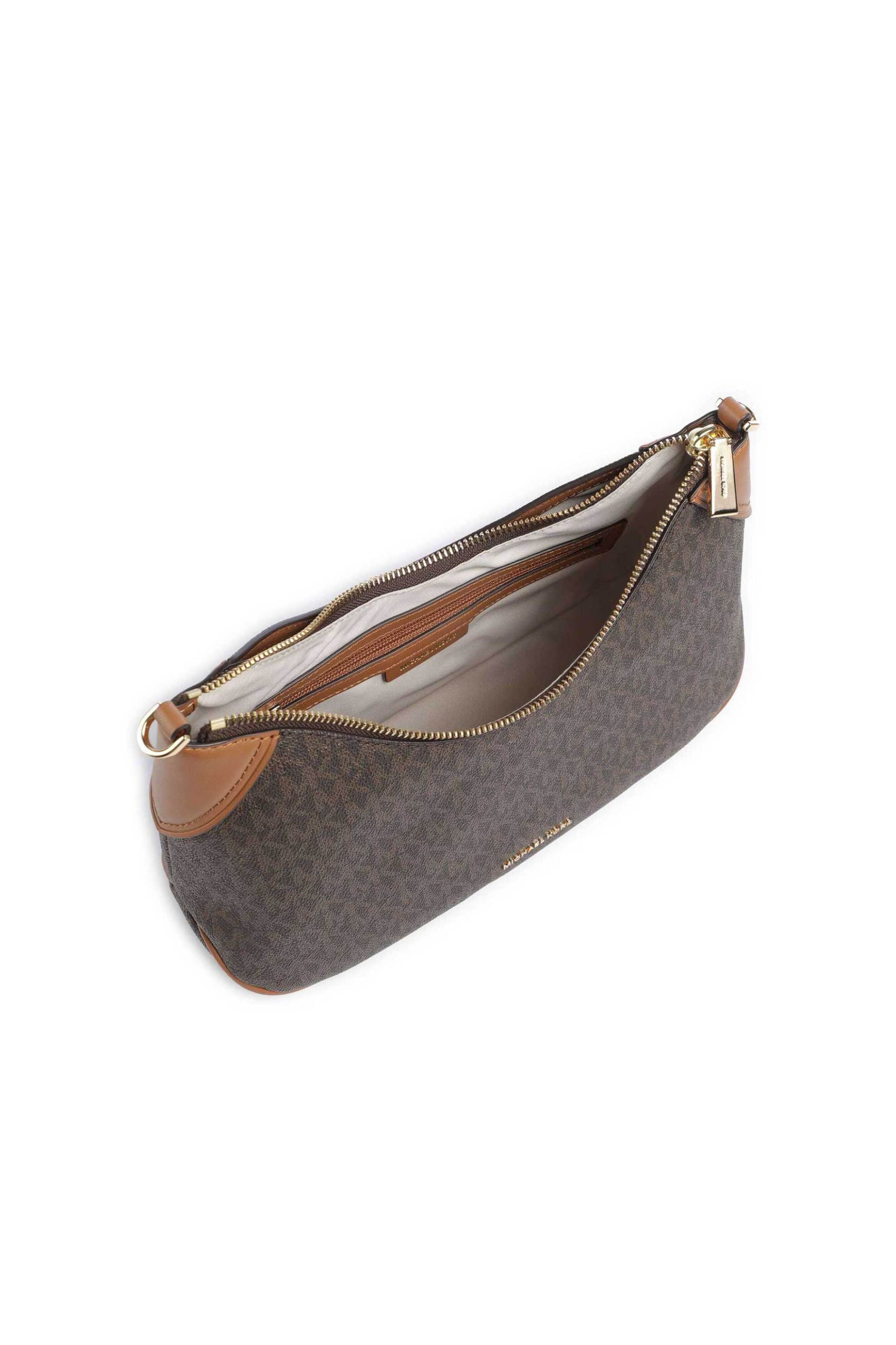 Michael Kors Γυναικεία Τσάντα Ώμου Jet Set Medium - 32S6Gj6W8B Καφέ Σκούρο