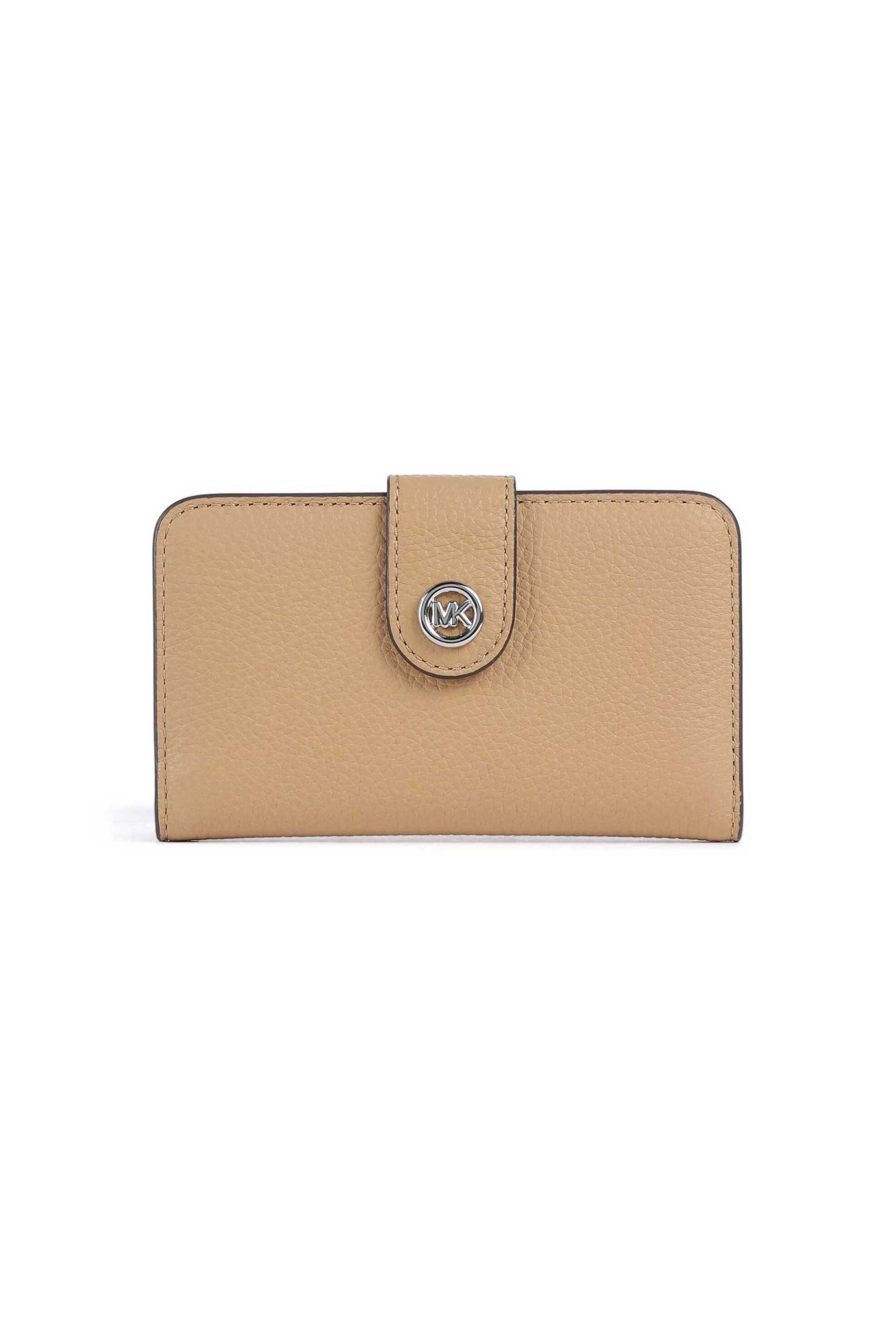 Michael Kors γυναικείο δερμάτινο πορτοφόλι "MK Pop Charm Medium" - 32S6S17F8L Καμηλό