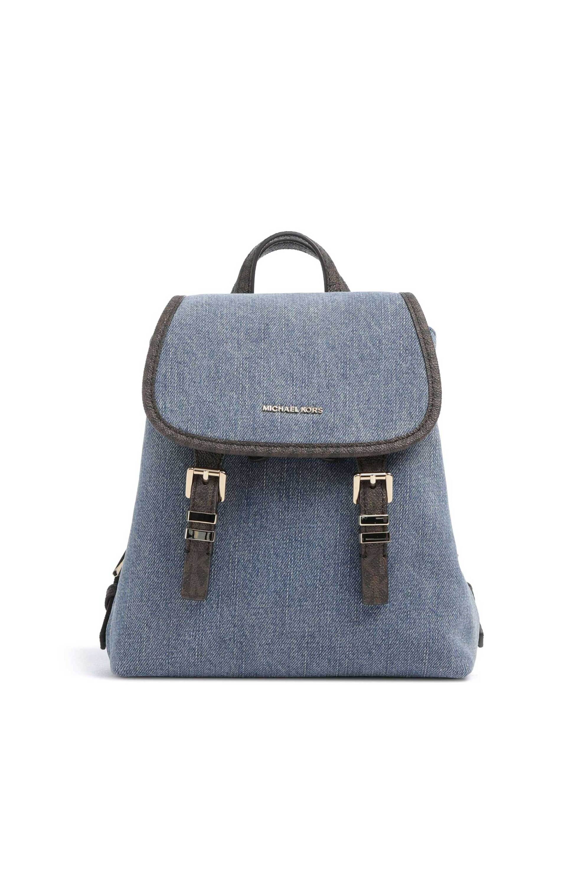 Michael Kors γυναικείο denim backpack "Quinn XS" - 30S6GQNB0C Denim Blue