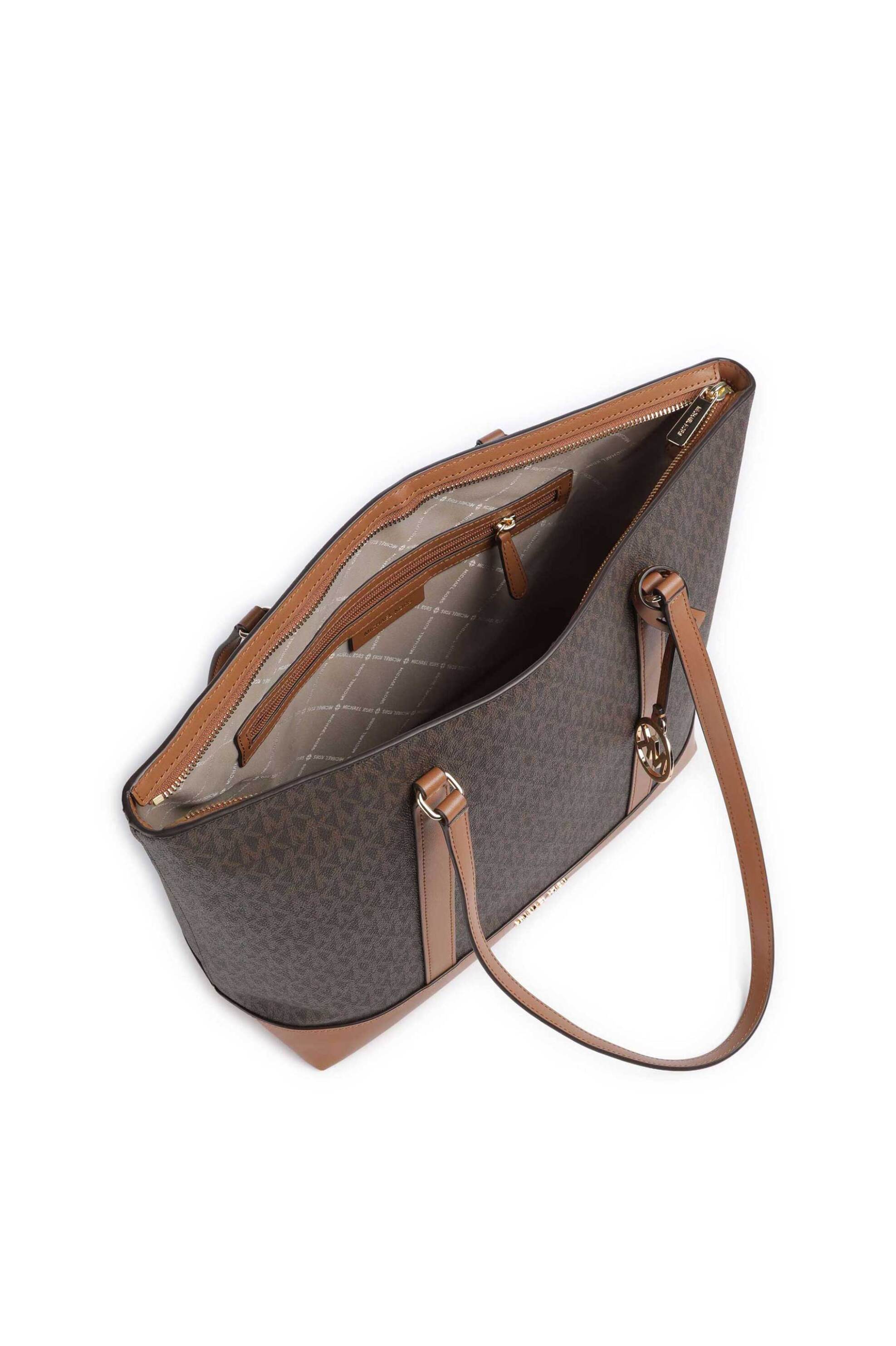 Michael Kors Γυναικεία Τσάντα Tote Andie Medium - 30S6G3Pt3B Καφέ Σκούρο