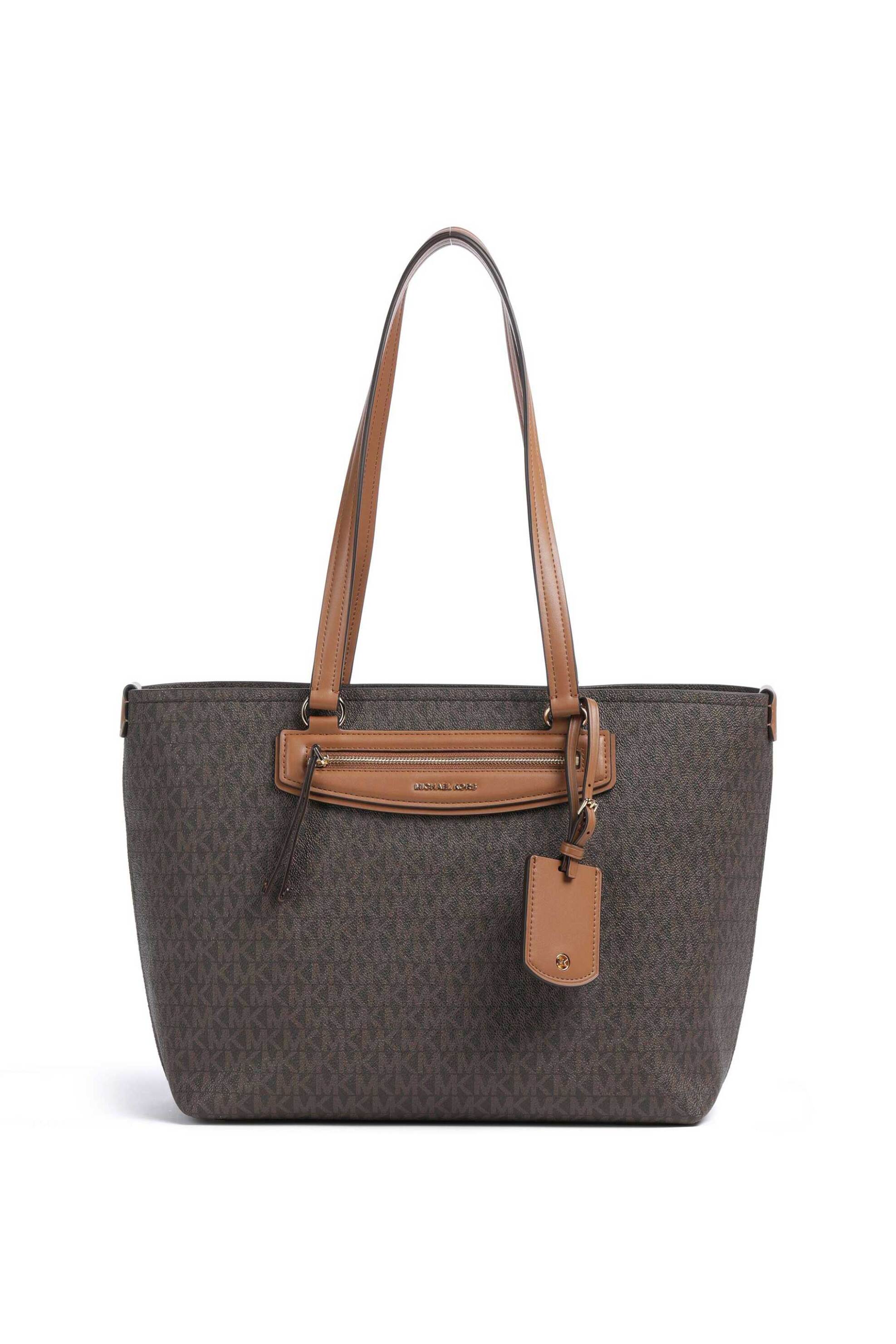 Michael Kors γυναικεία τσάντα tote "Jet Set Travel Medium" - 30S6GTVT2B Καφέ Σκούρο