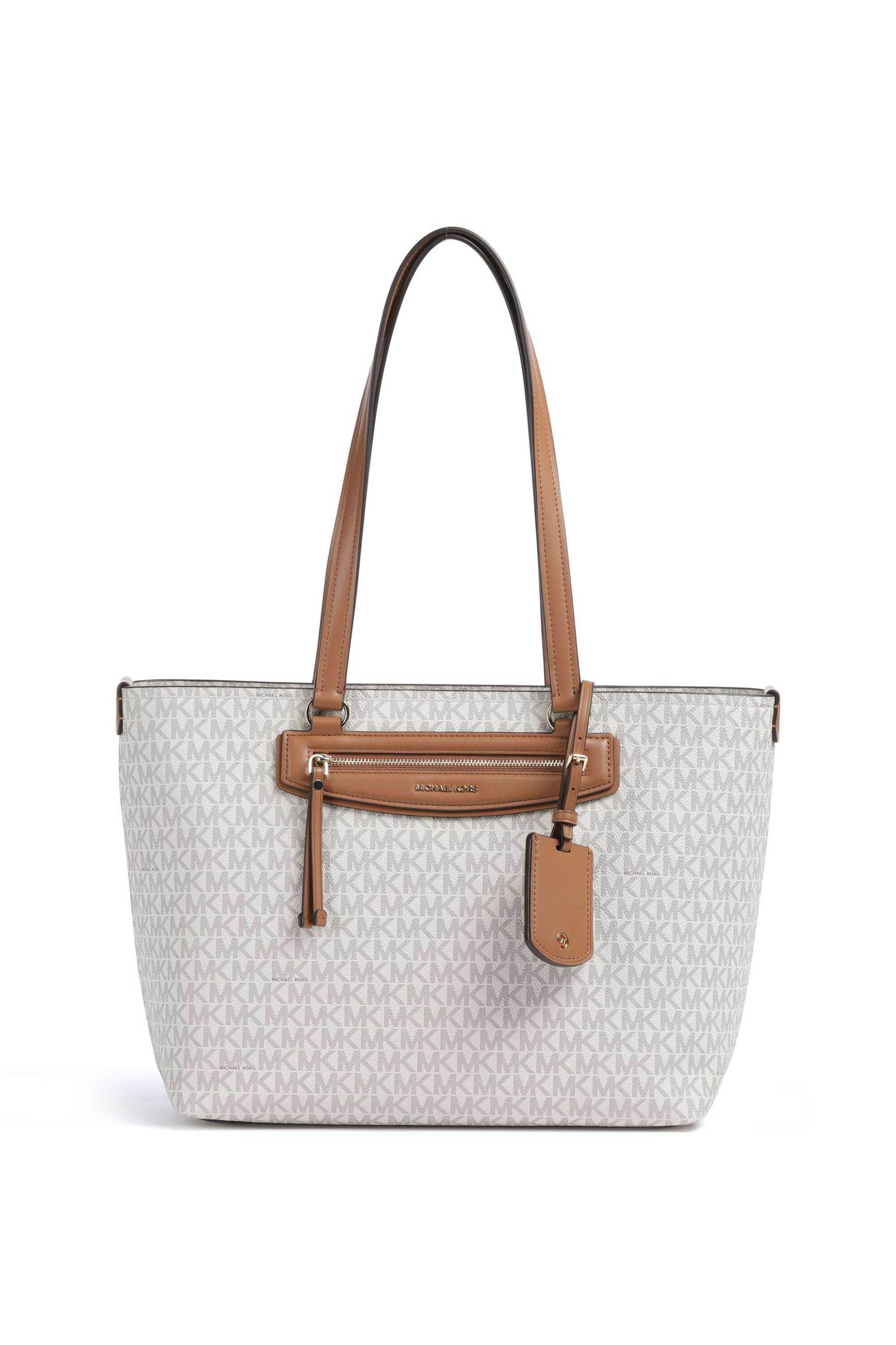 Michael Kors γυναικεία τσάντα tote "Jet Set Travel Medium" - 30S6GTVT2B Εκρού