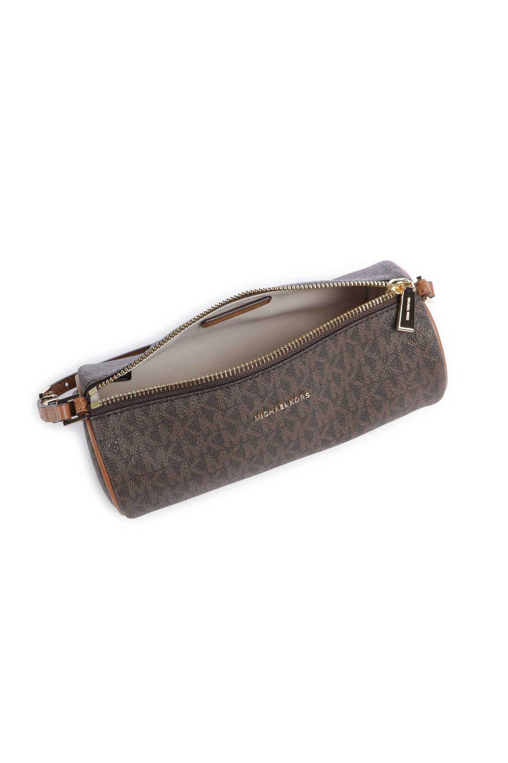 Michael Kors Γυναικεία Τσάντα Ώμου Izzy Small - 32S6Gzyc1B Καφέ Σκούρο