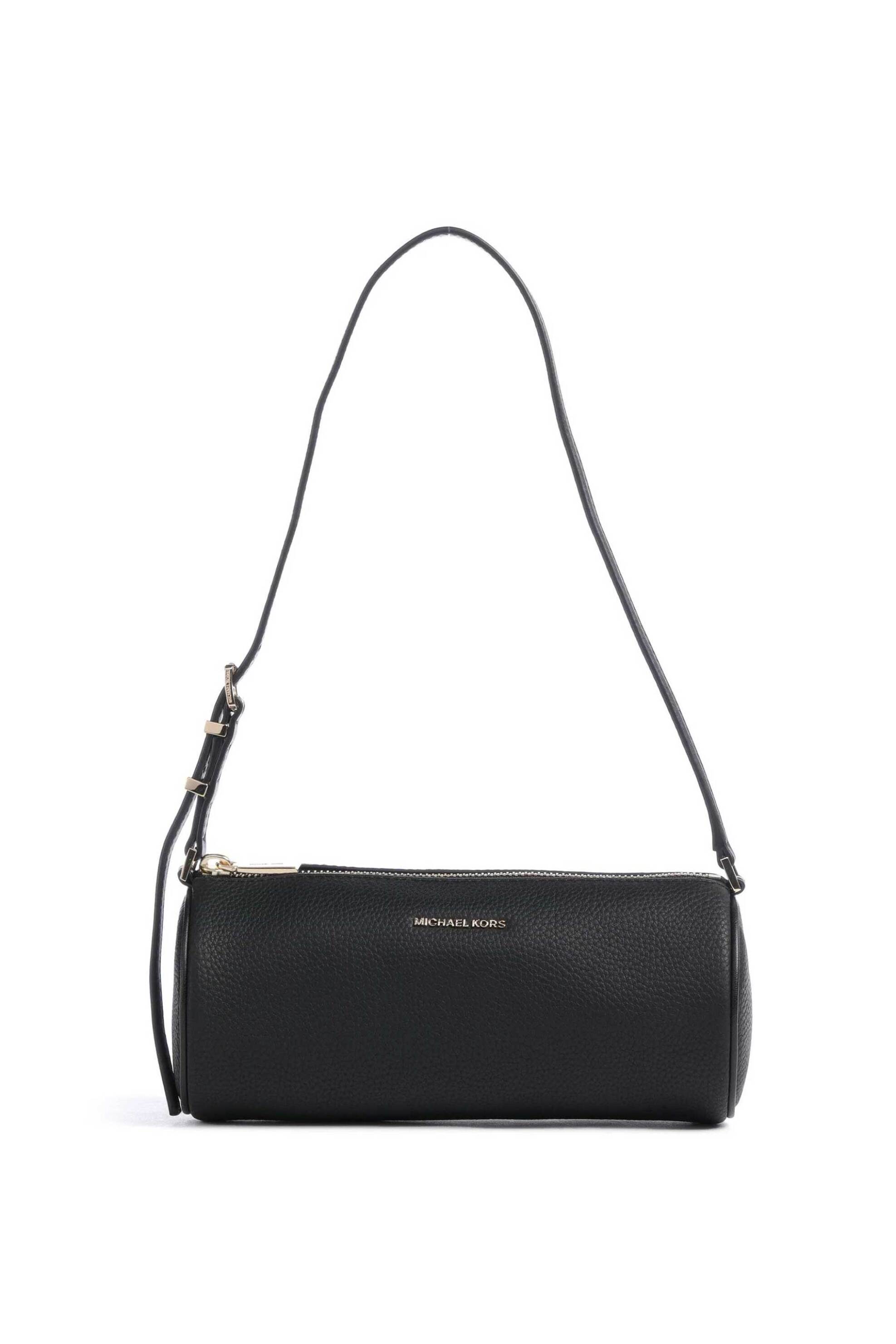 Michael Kors γυναικεία δερμάτινη τσάντα ώμου "Izzy Small" - 32S6GZYC1L Μαύρο