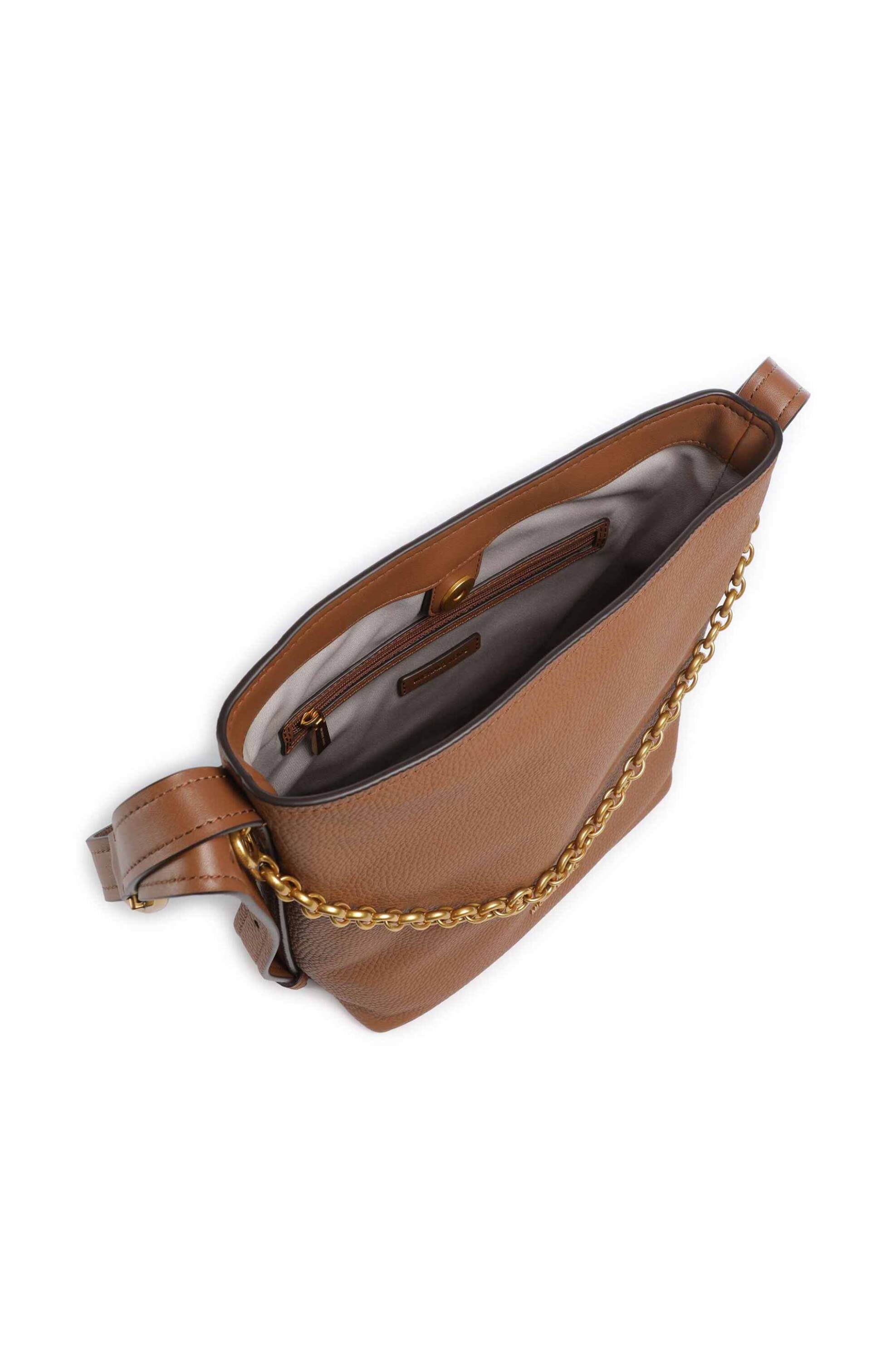 Michael Kors Γυναικεία Δερμάτινη Τσάντα Hobo Nolita Small - 30T6Auem5L Ταμπά