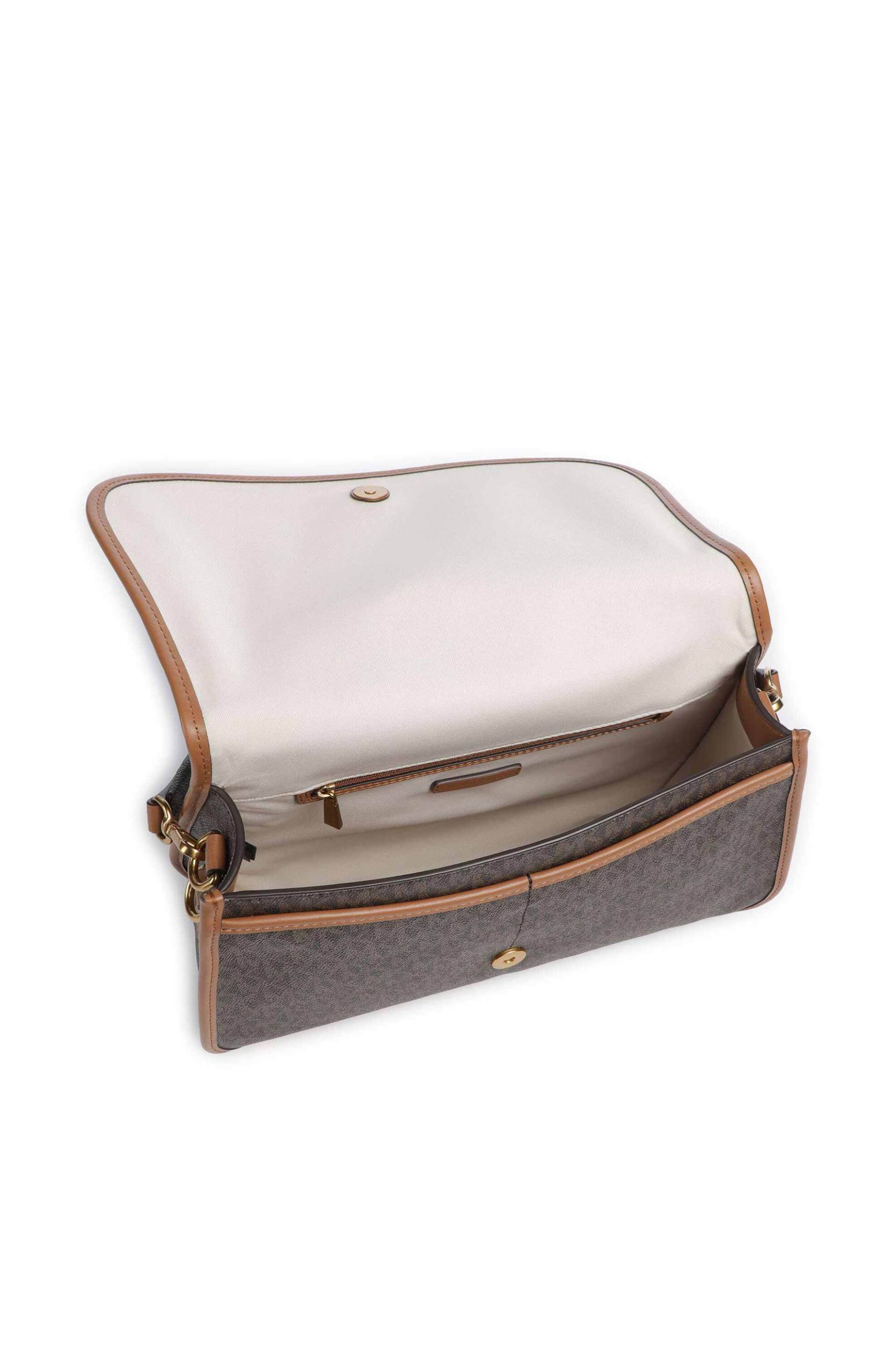 Michael Kors Γυναικεία Τσάντα Ώμου Holmes Medium - 30T6Ax3M2B Καφέ