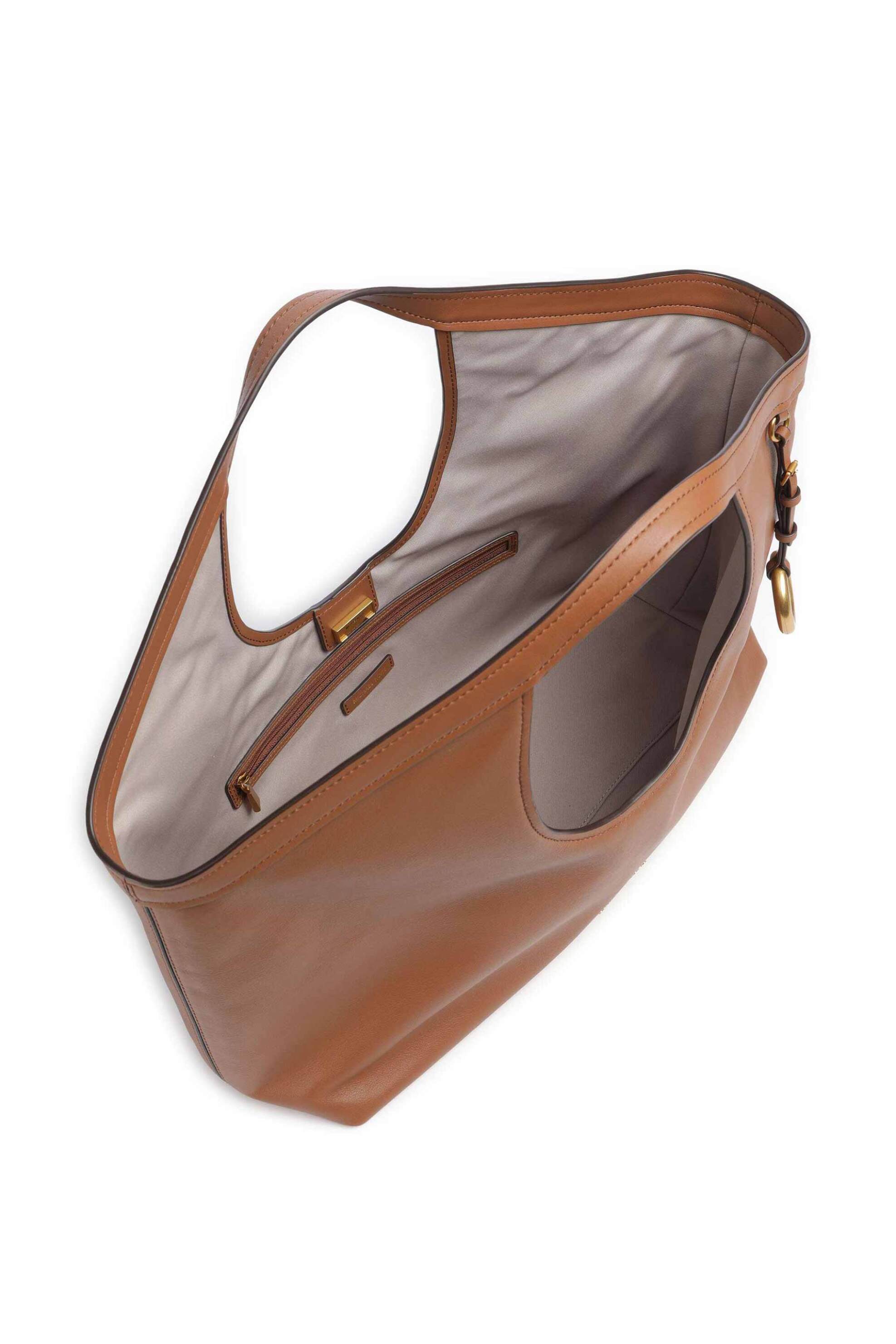 MICHAEL KORS Michael Kors γυναικεία δερμάτινη τσάντα tote "Haddie Large" - 30T6AX6T3L Ταμπά - 3
