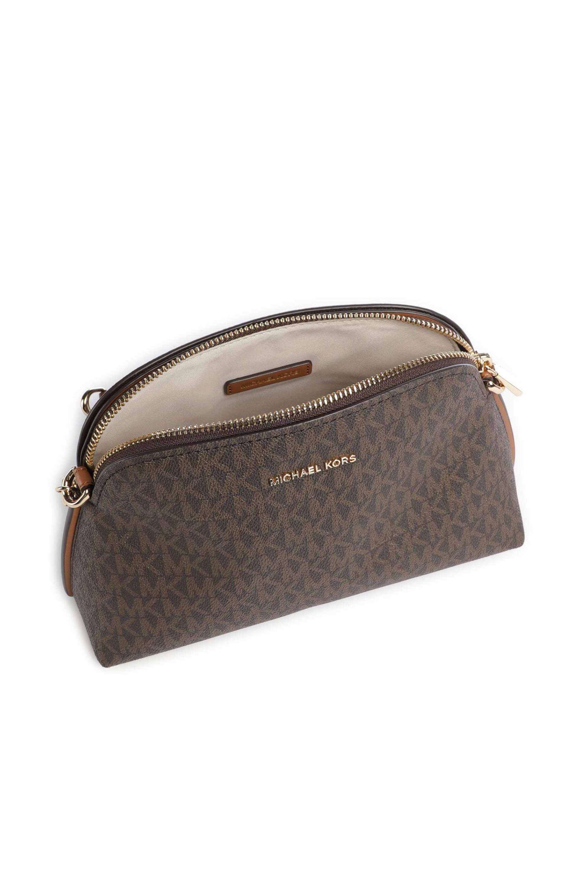 Michael Kors Γυναικεία Τσάντα Crossbody Freddie Small - 32T6Gx4C1B Καφέ