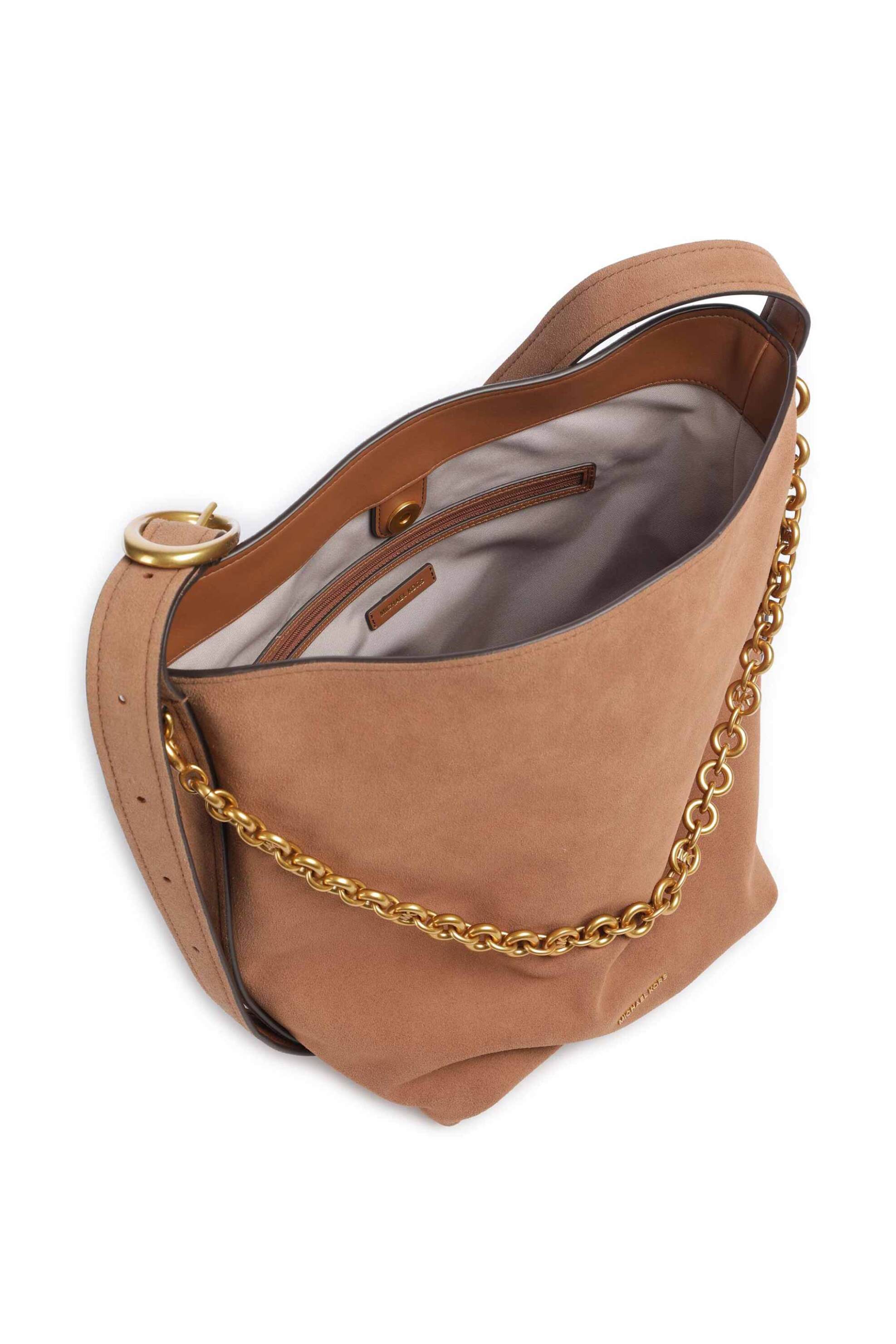 Michael Kors Γυναικεία Δερμάτινη Τσάντα Hobo Nolita Large - 30T6Auem8S Ταμπά
