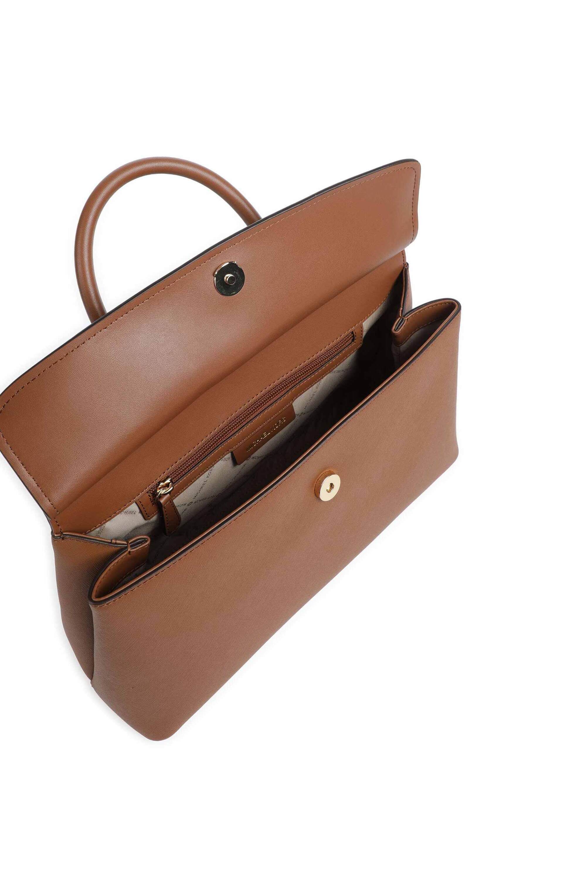 Michael Kors Γυναικεία Δερμάτινη Τσάντα Χειρός Landry Medium - 30T6Gx7S2L Ταμπά