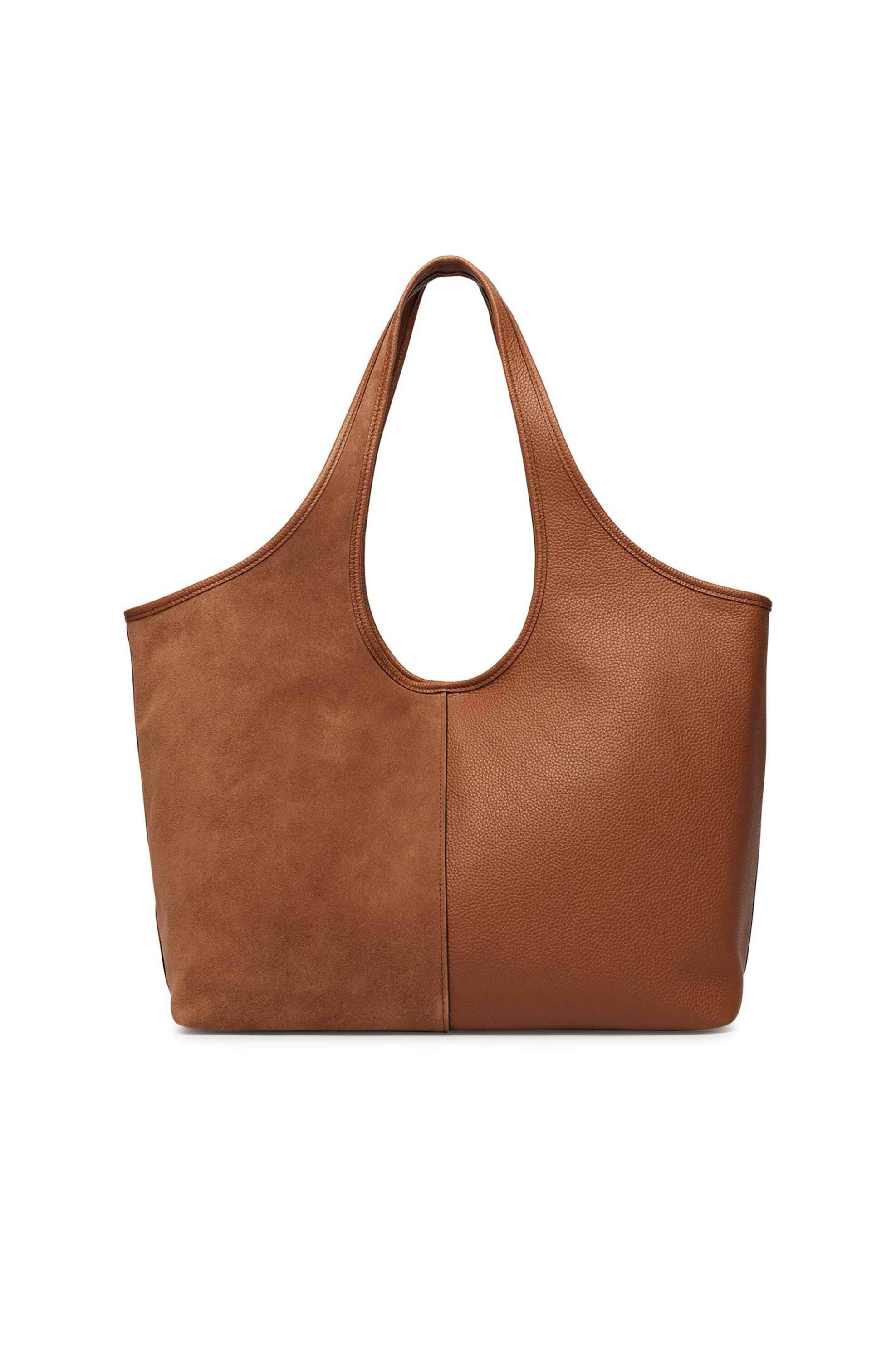 Michael Kors γυναικεία δερμάτινη τσάντα ώμου - 30T6G51T3S Ταμπά
