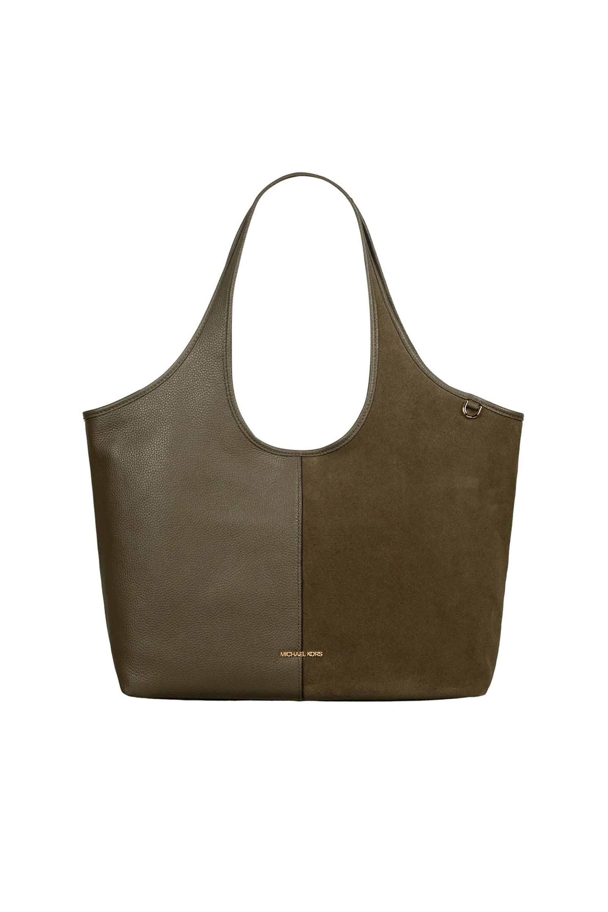 Michael Kors γυναικεία δερμάτινη τσάντα ώμου - 30T6G51T3S Χακί