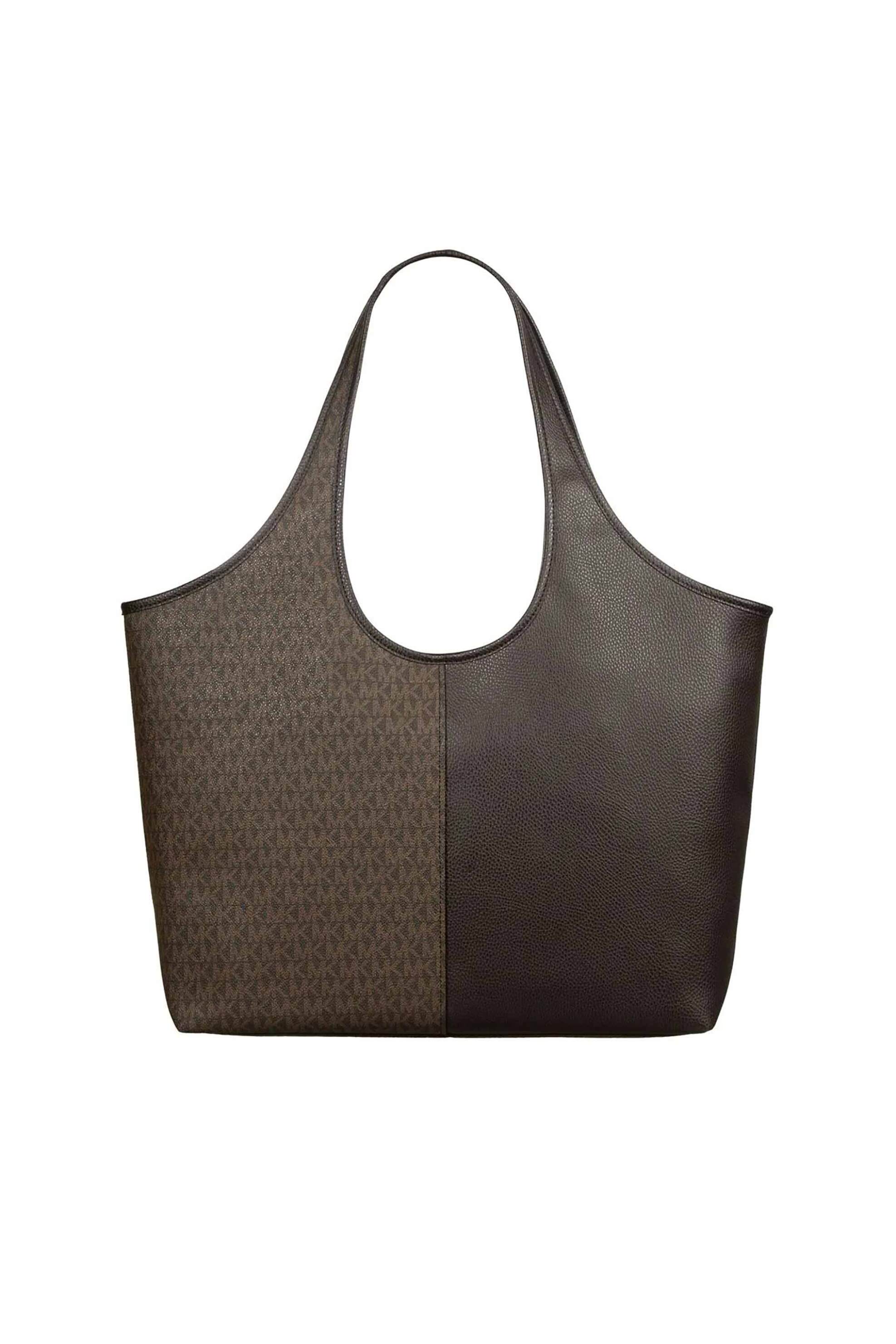 Michael Kors γυναικεία τσάντα ώμου με all-over logo - 30T6G51T9B Καφέ