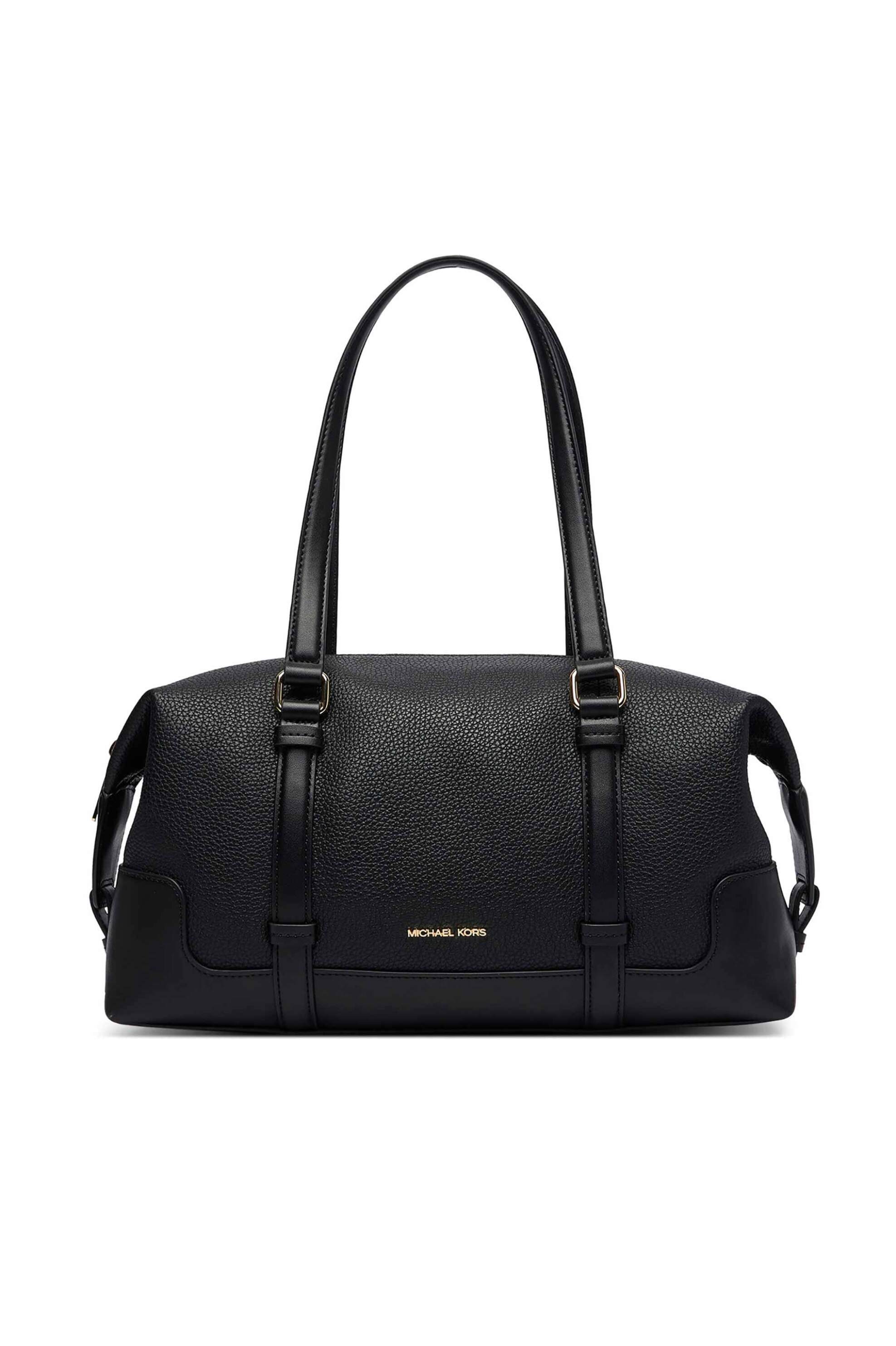 Michael Kors γυναικεία δερμάτινη τσάντα ώμου - 30F6G24L3L Μαύρο