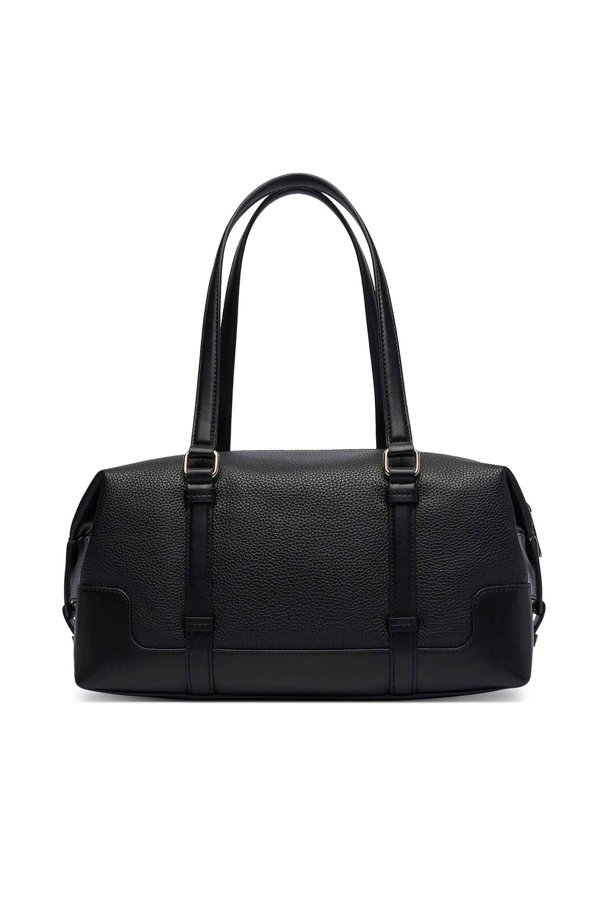 Michael Kors γυναικεία δερμάτινη τσάντα ώμου - 30F6G24L3L Μαύρο