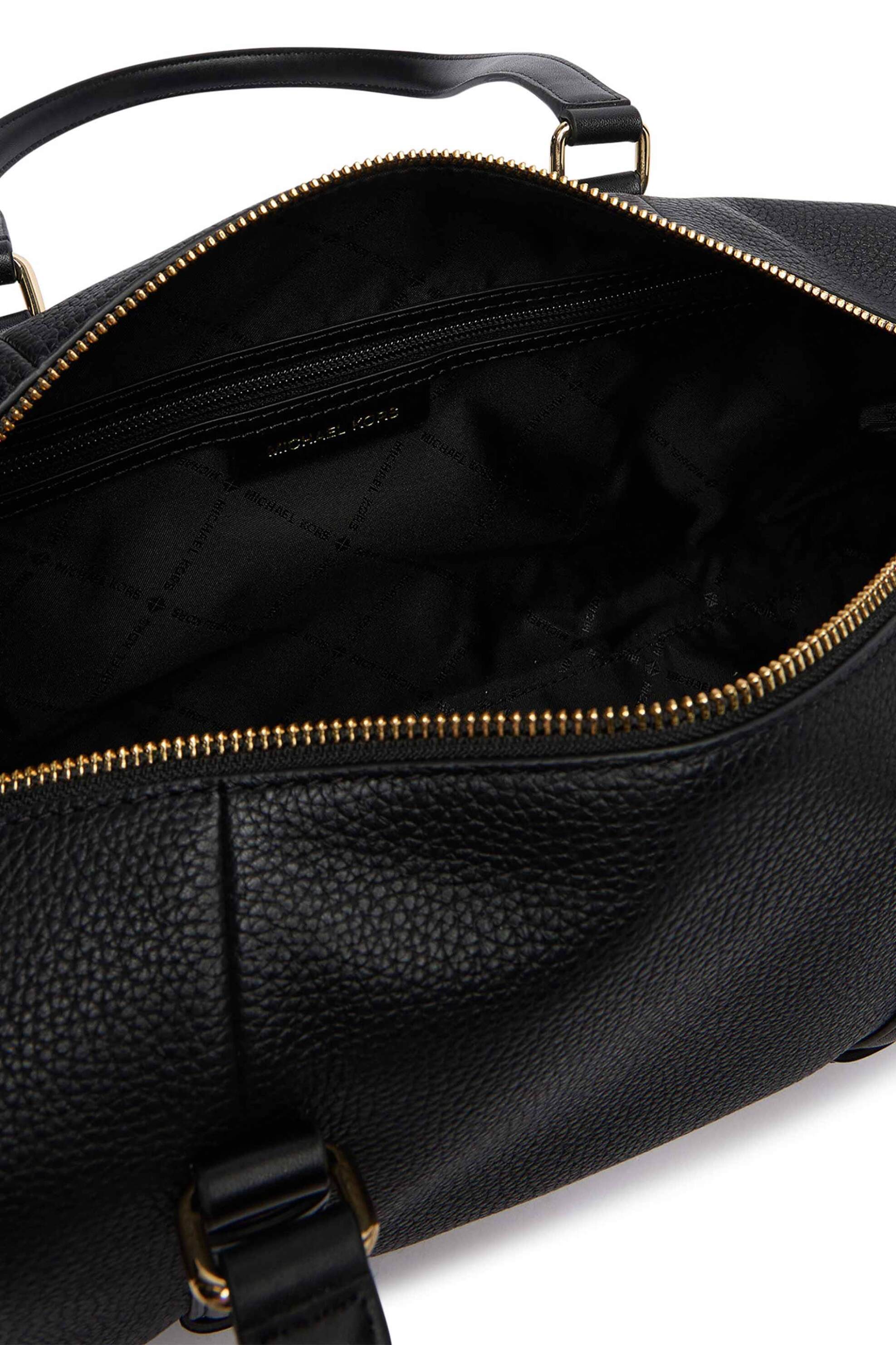 MICHAEL KORS Michael Kors γυναικεία δερμάτινη τσάντα ώμου - 30F6G24L3L Μαύρο - 3