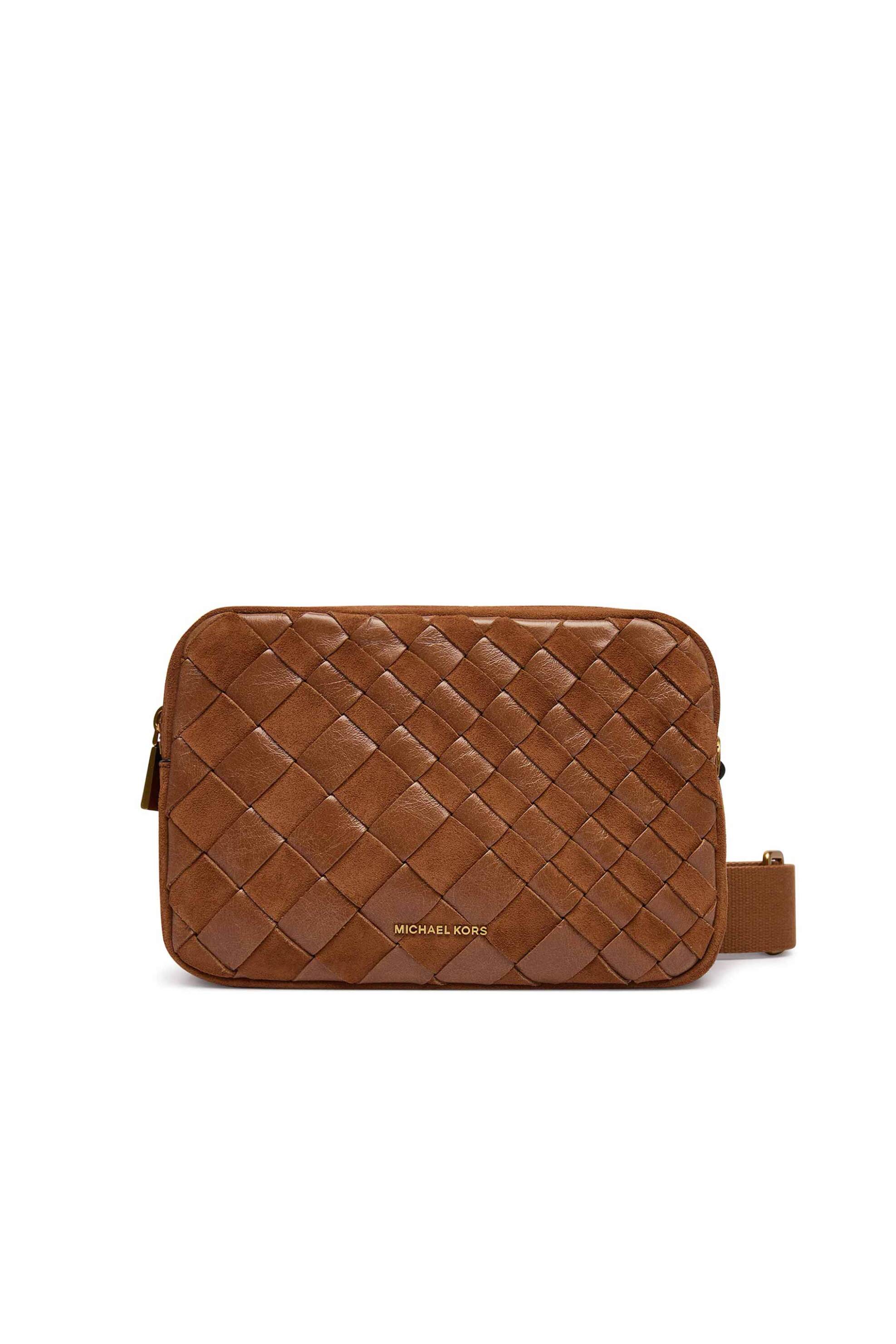 MICHAEL KORS Michael Kors γυναικεία τσάντα crossbody με πλεκτό σχέδιο "Jet Set" - 32F6AYTC6S Ταμπά