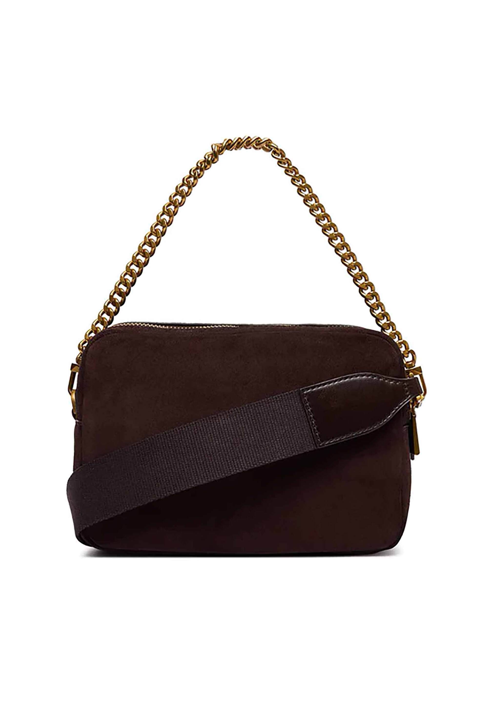 MICHAEL KORS Michael Kors γυναικεία τσάντα crossbody με πλεκτό σχέδιο "Jet Set" - 32F6AYTC6S Καφέ Σκούρο - 2