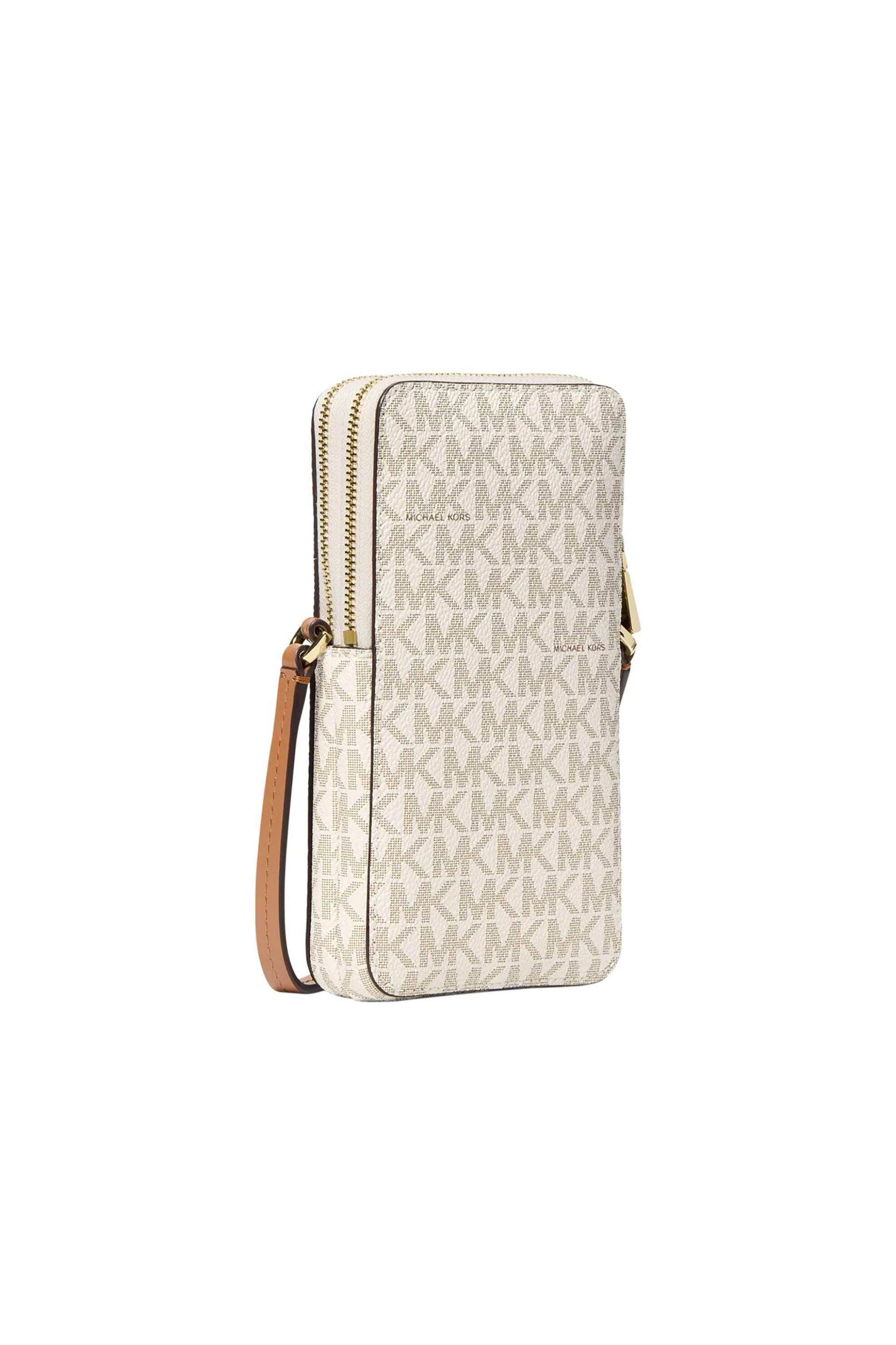 Michael Kors γυναικεία τσάντα crossbody με all-over logo - 32F6GJ6C5B Εκρού