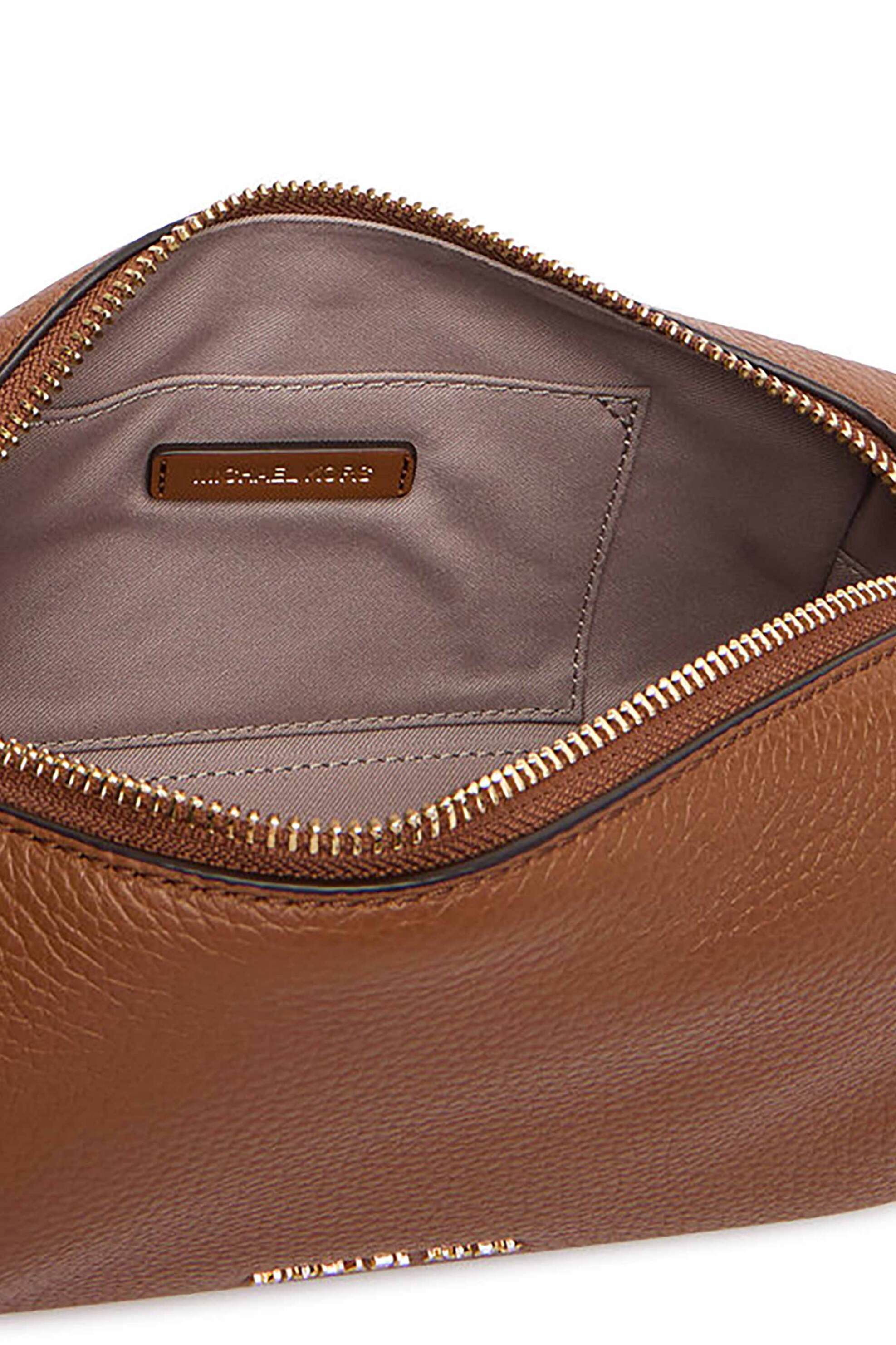 MICHAEL KORS Michael Kors γυναικεία suede τσάντα ώμου με μεταλλικό λογότυπο - 32F6GYTC5L Ταμπά - 3