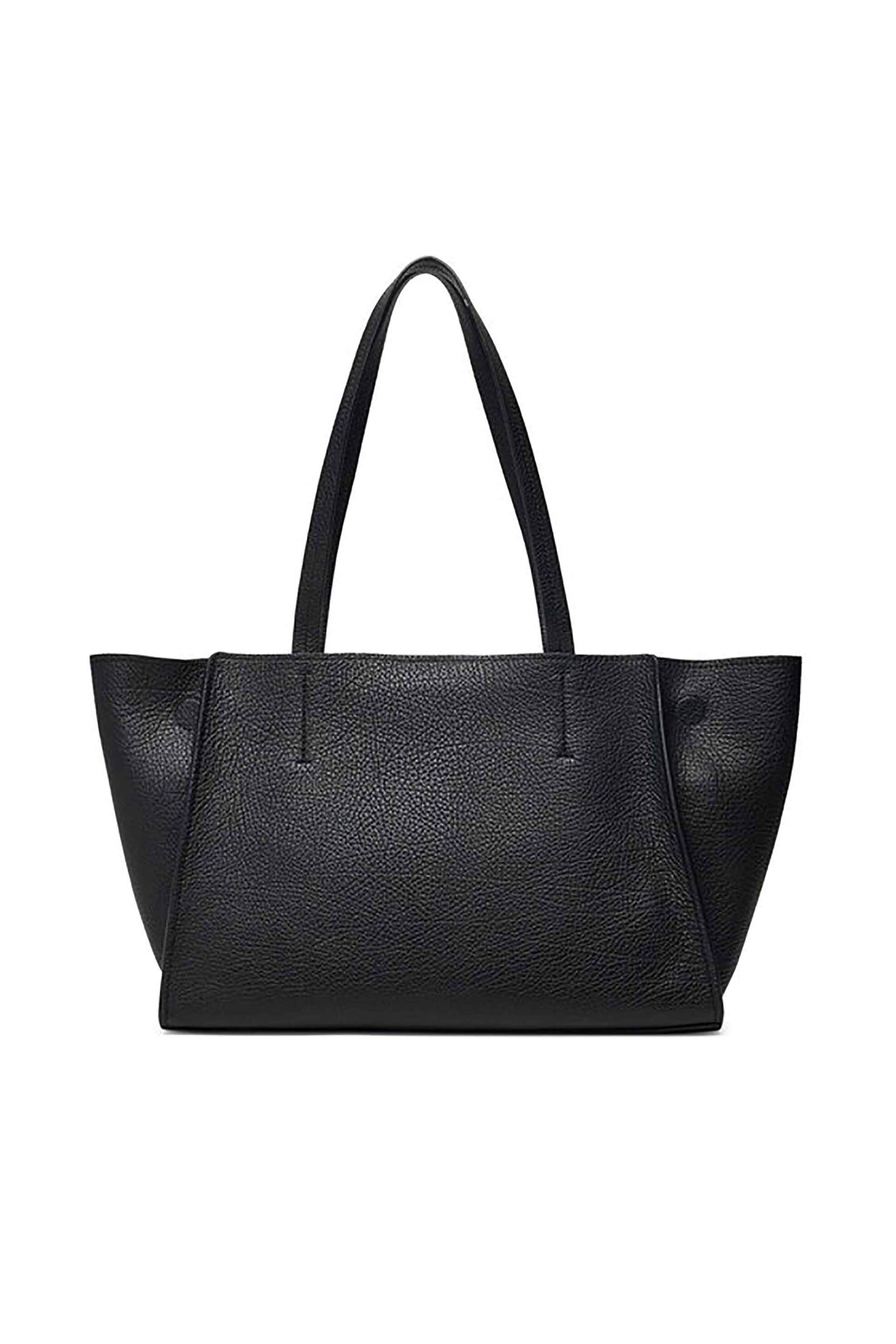 Michael Kors γυναικεία suede τσάντα ώμου tote με μεταλλικό λογότυπο 