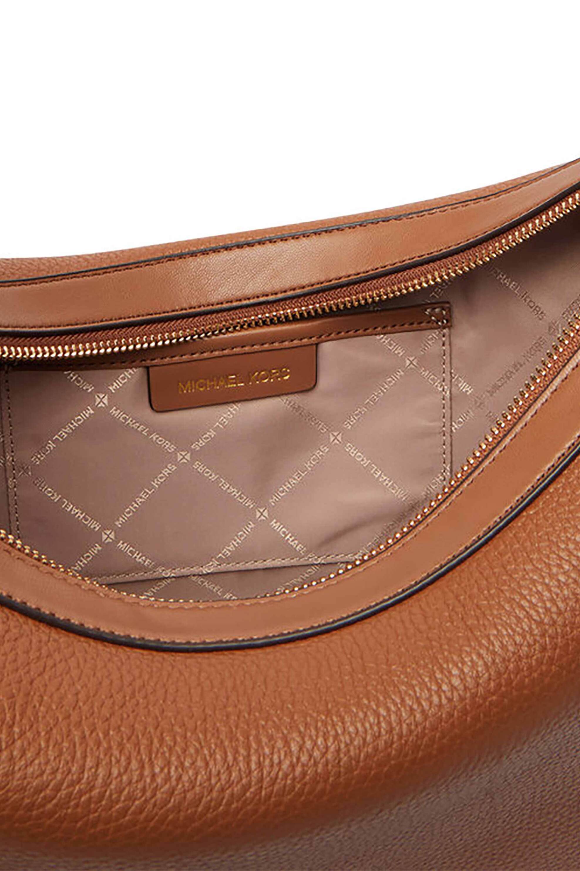 MICHAEL KORS Michael Kors γυναικεία τσάντα ώμου με μεταλλικό λογότυπο "Skye" - 30F6G19L6L Ταμπά - 3