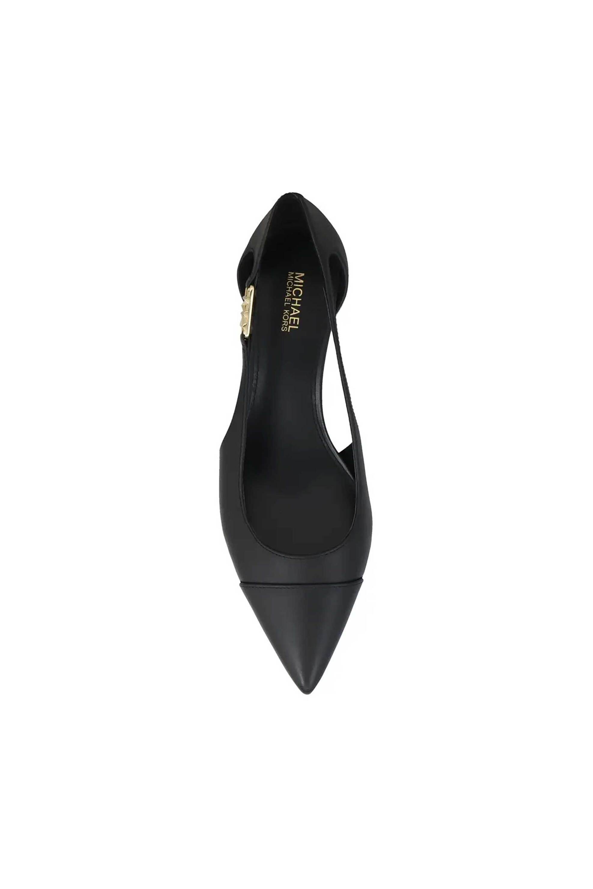 Michael Kors γυναικείες δερμάτινες γόβες "Veronica" - 40H3VRMP1L Μαύρο φωτογραφία