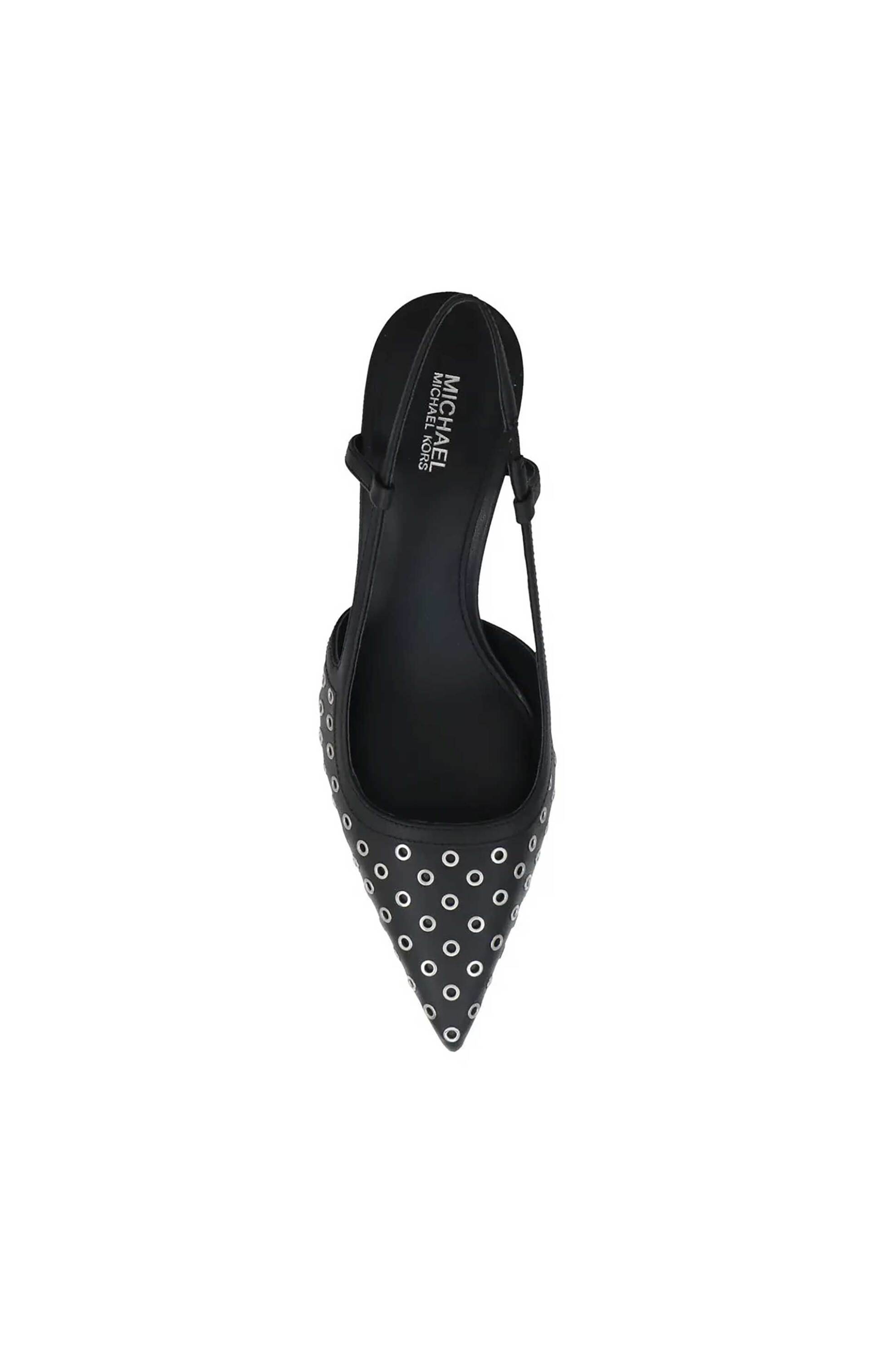 Michael Kors γυναικείες δερμάτινες γόβες slingback "Alora" - 40R5ALMP3L Μαύρο φωτογραφία