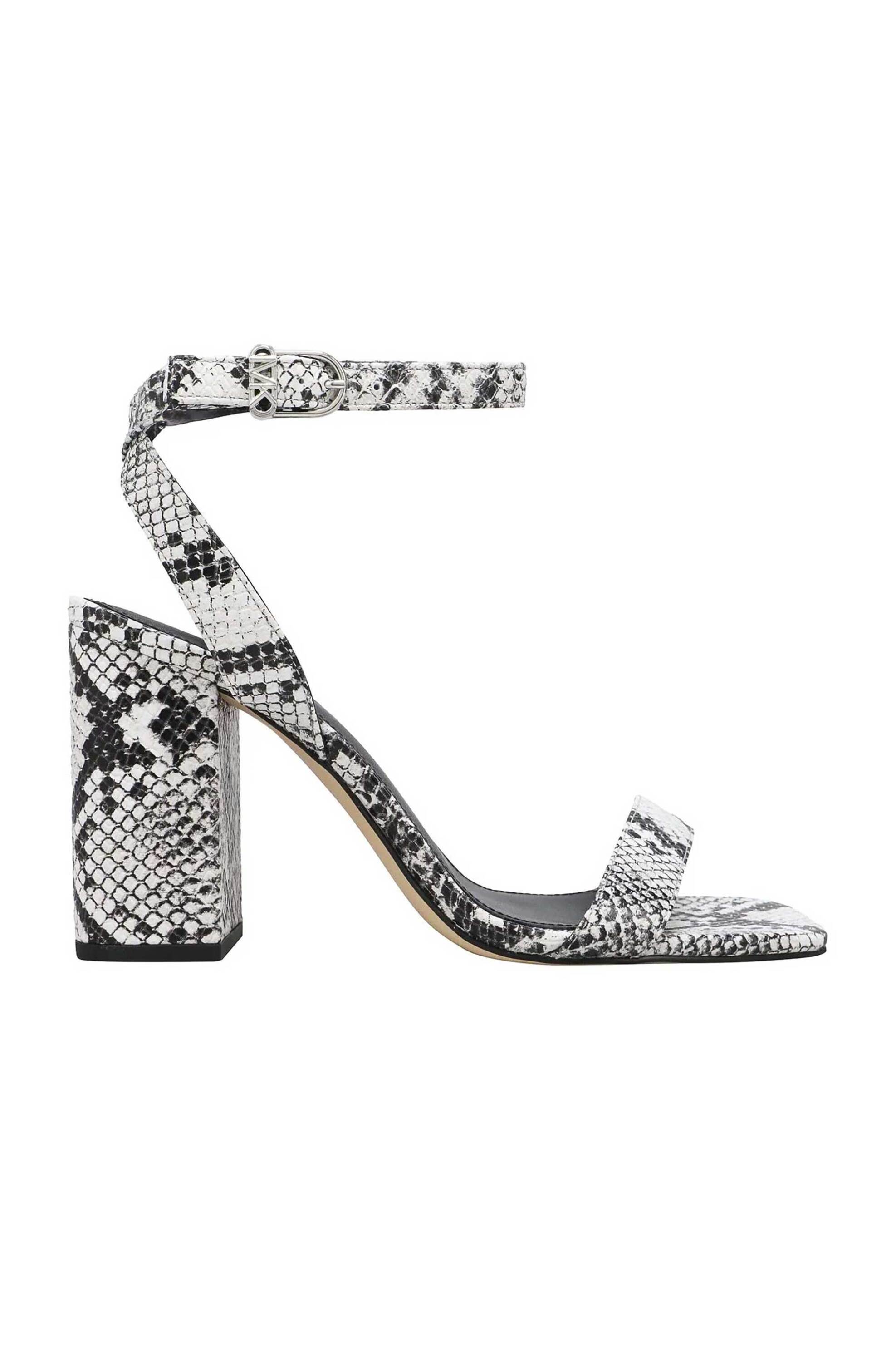  Michael Kors γυναικεία δερμάτινα πέδιλα με snake print 