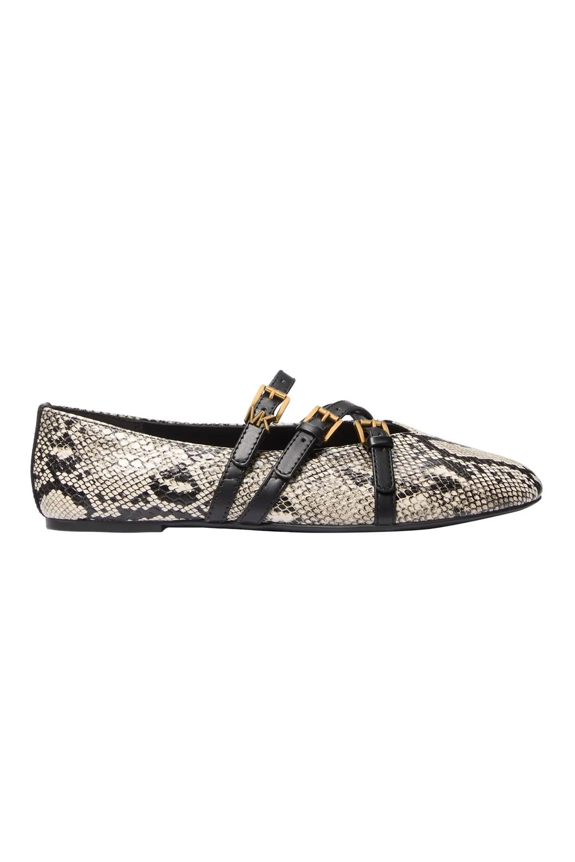 Michael Kors γυναικείες μπαλαρίνες με snake print 