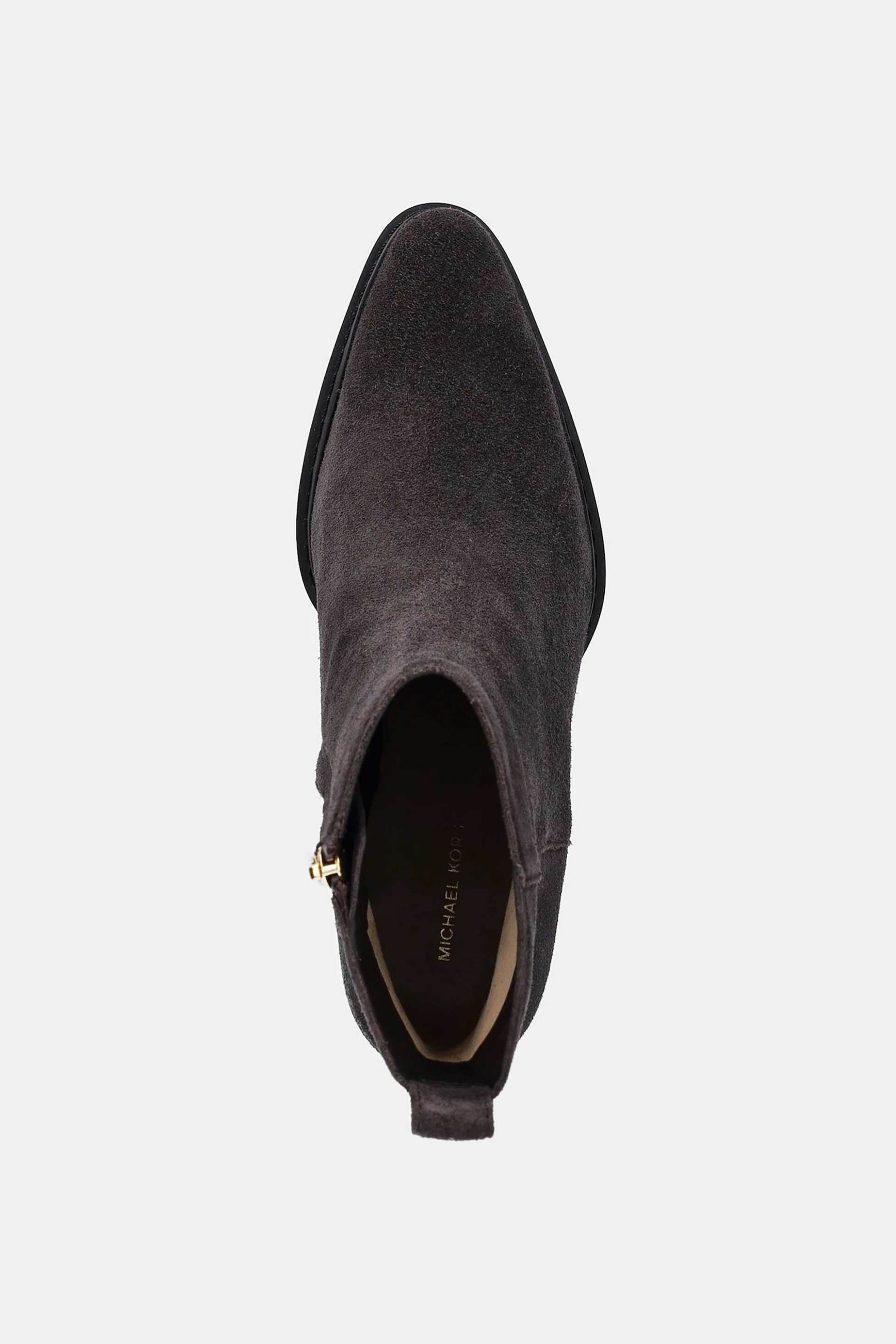 MICHAEL KORS Michael Kors γυναικεία μποτάκια suede με τακούνι "Lex" - 40F5LXME5S Καφέ - 4