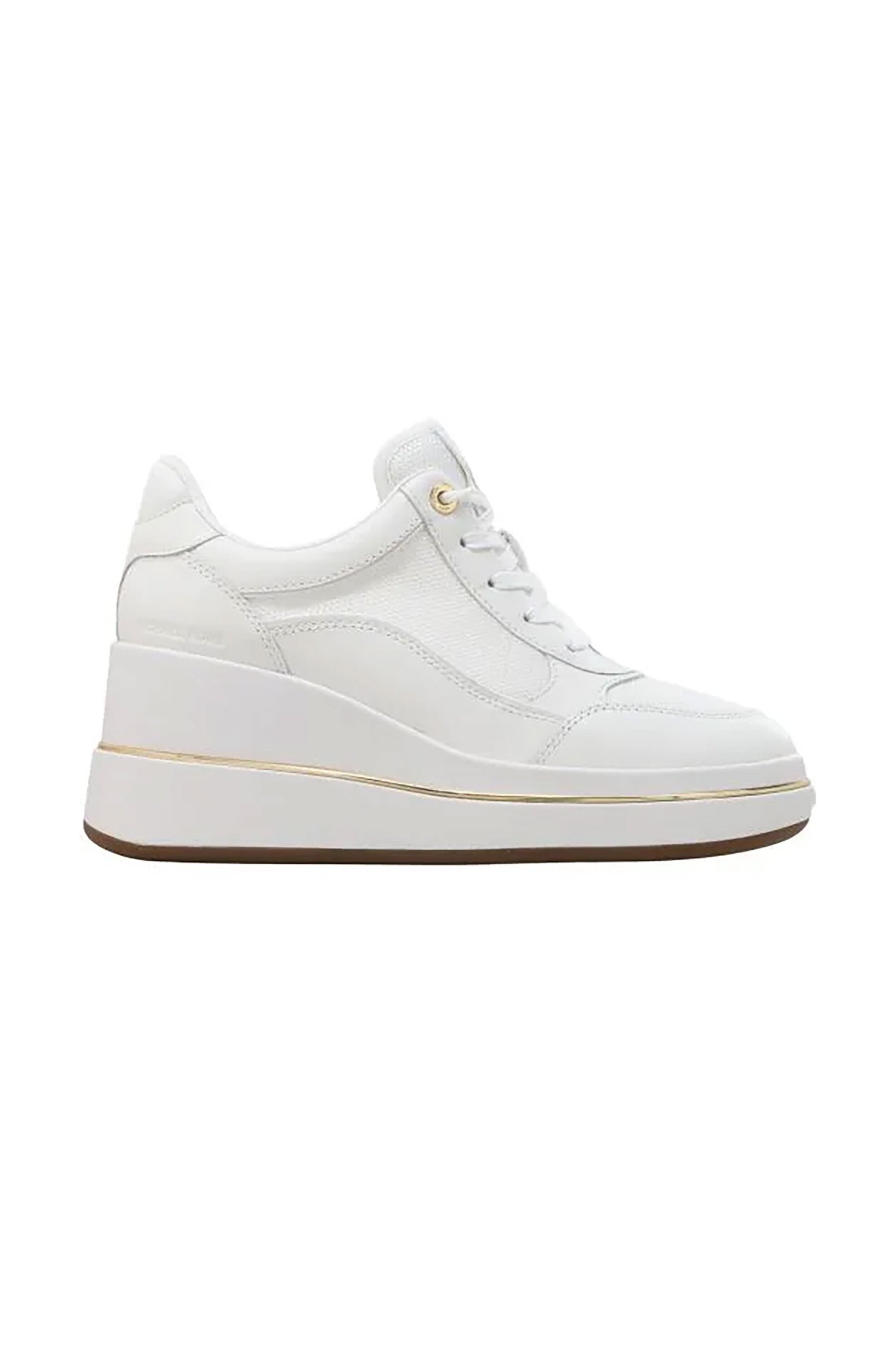 Michael Kors γυναικεία sneakers με σταθερή πλατφόρμα "Emmy" - 43F5EMFS1L Λευκό
