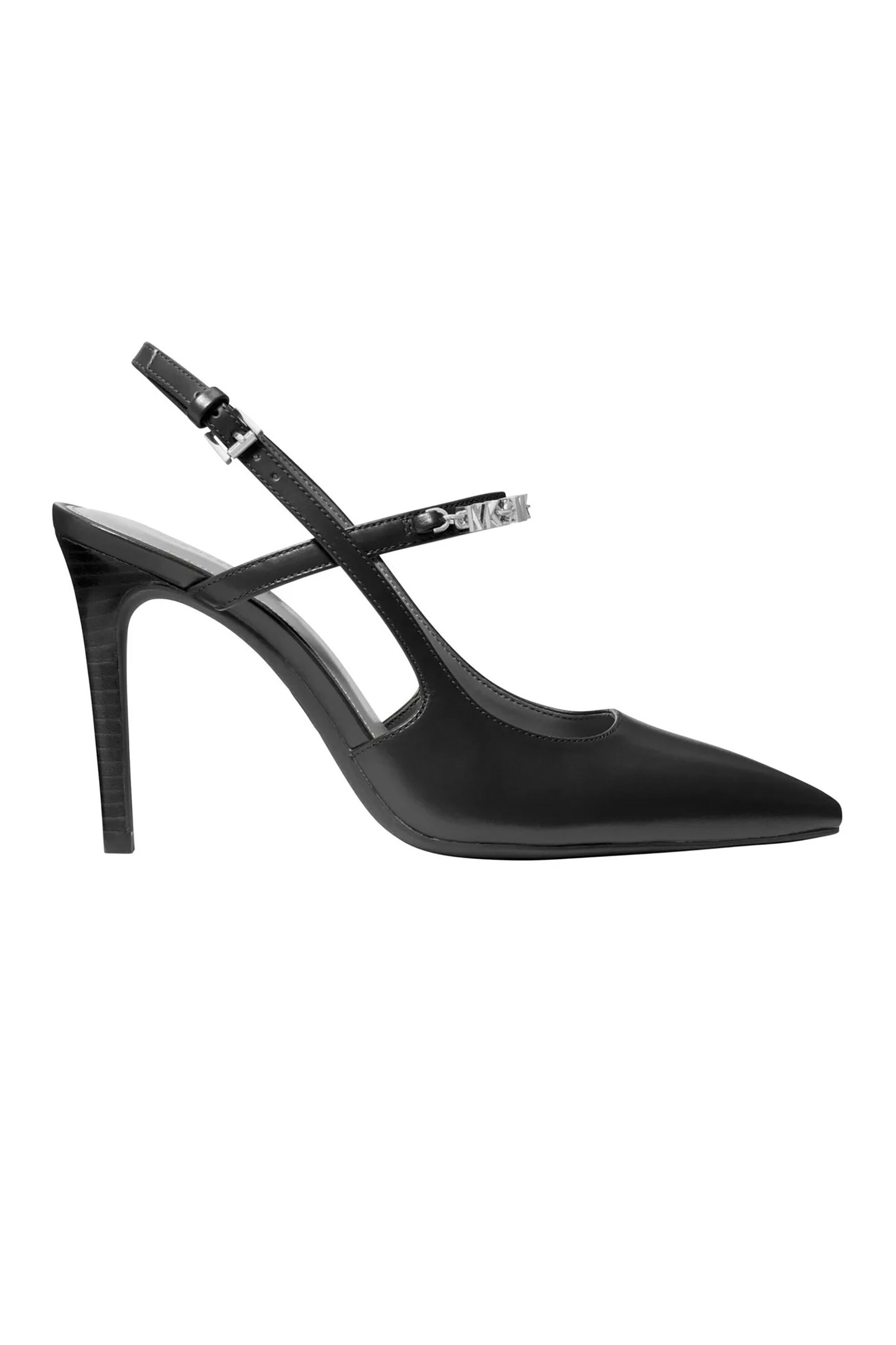 Michael Kors γυναικείες δερμάτινες γόβες slingback "Dina" - 40R6DIHP1L Μαύρο