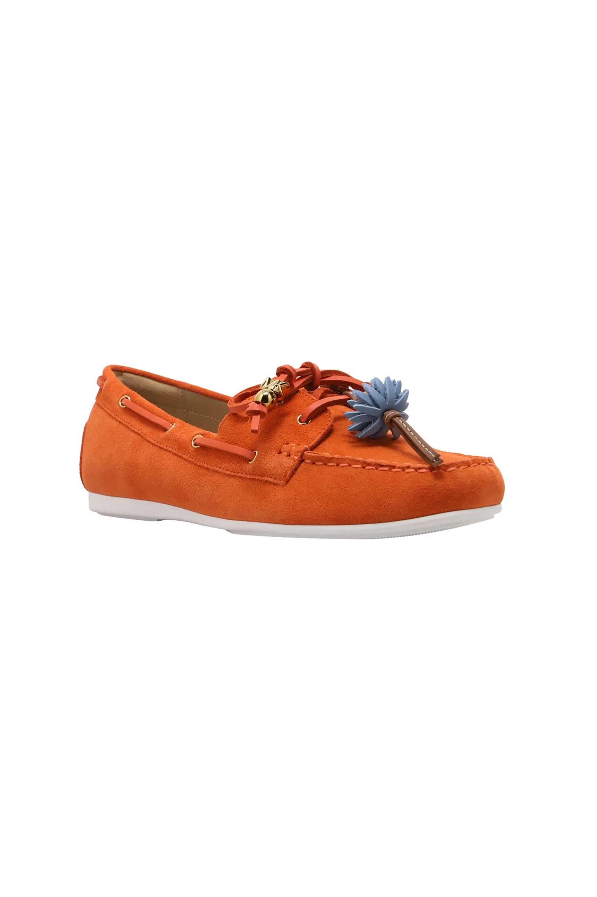 MICHAEL KORS Michael Kors γυναικεία suede μοκασίνια "Fallon" - 40S6FAFR2S Πορτοκαλί - 2