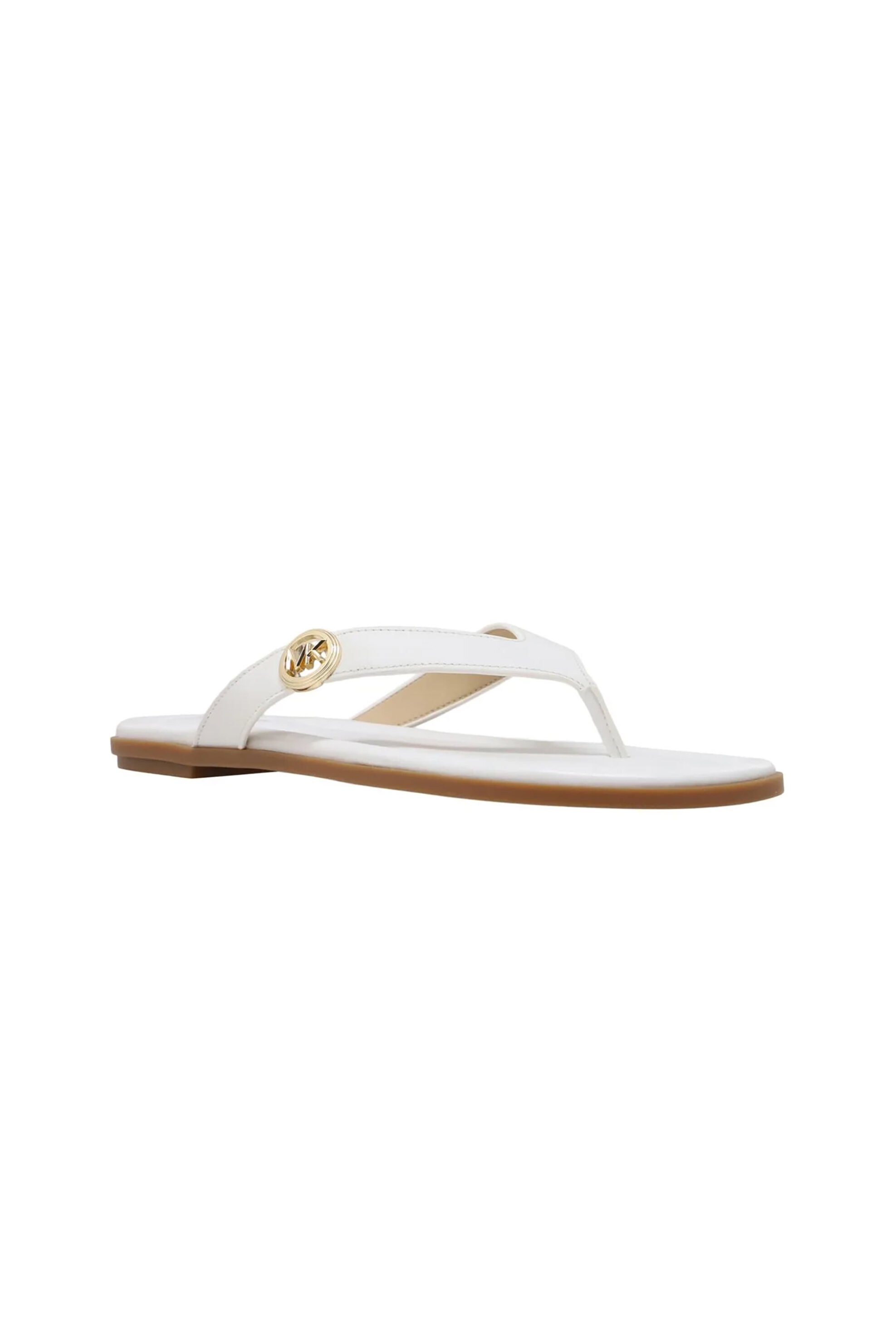 MICHAEL KORS Michael Kors γυναικεία δερμάτινα σανδάλια "Erin" - 40S6ERFS1L Λευκό - 2