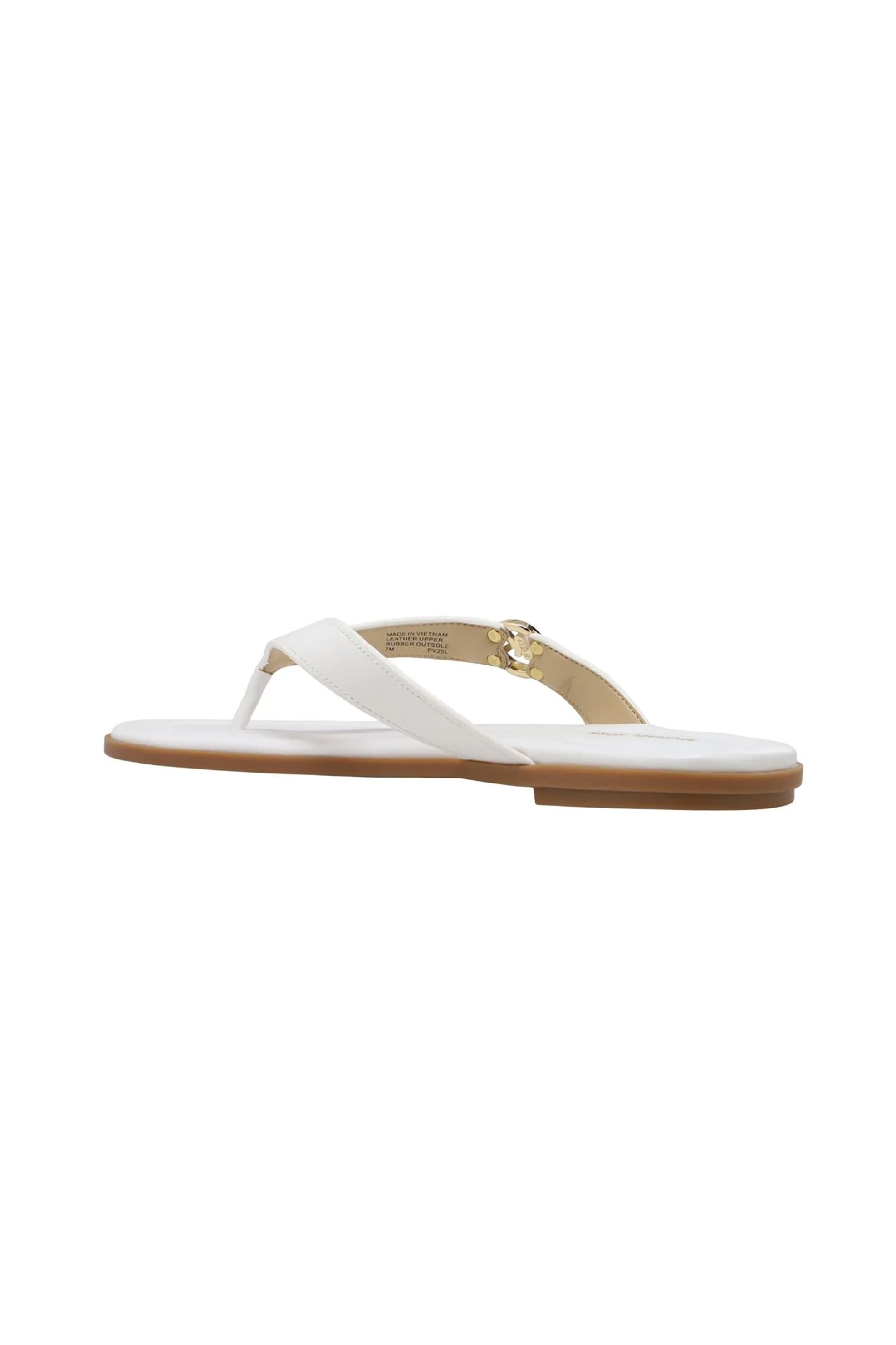 MICHAEL KORS Michael Kors γυναικεία δερμάτινα σανδάλια "Erin" - 40S6ERFS1L Λευκό - 3