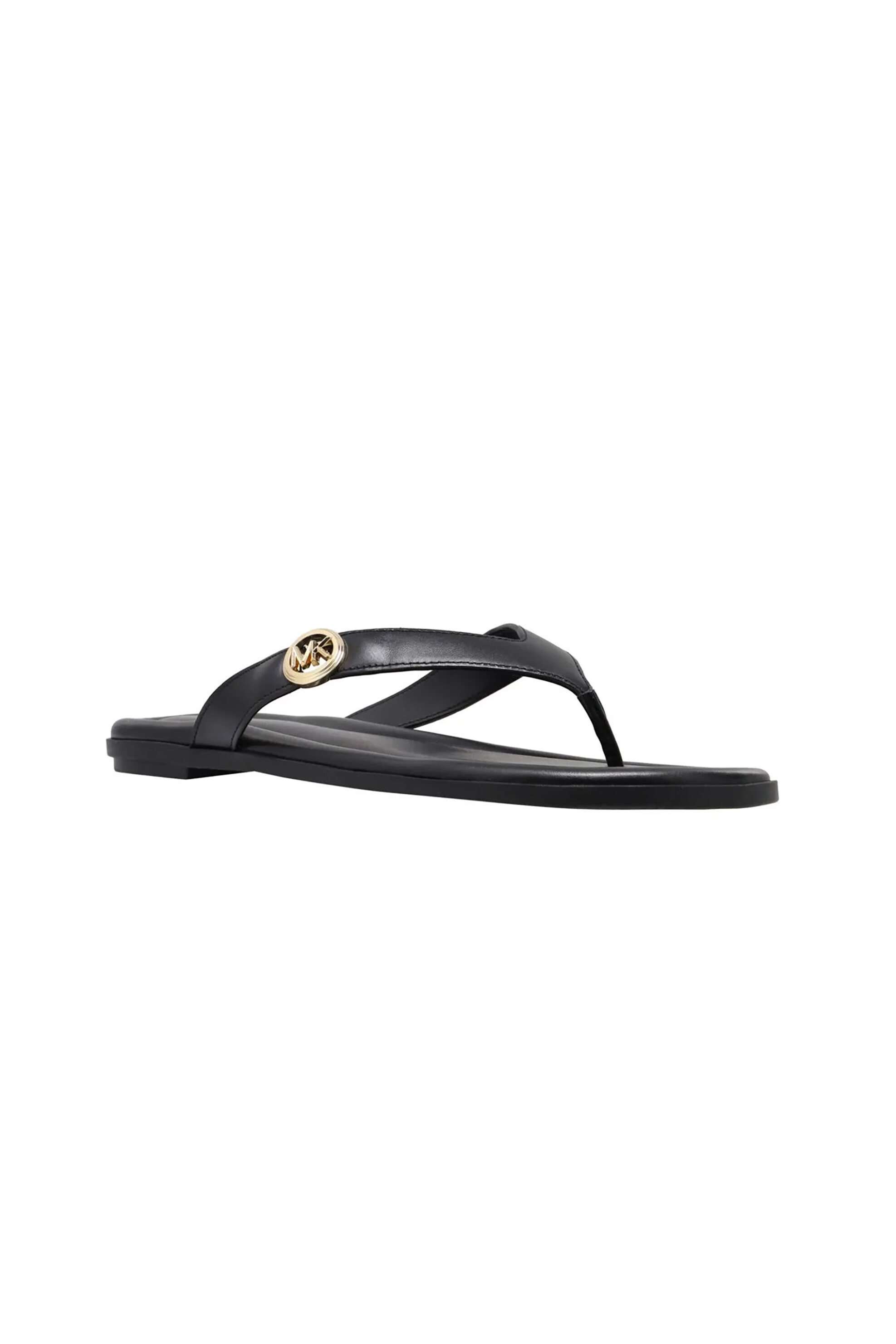 MICHAEL KORS Michael Kors γυναικεία δερμάτινα σανδάλια "Erin" - 40S6ERFS1L Μαύρο - 2