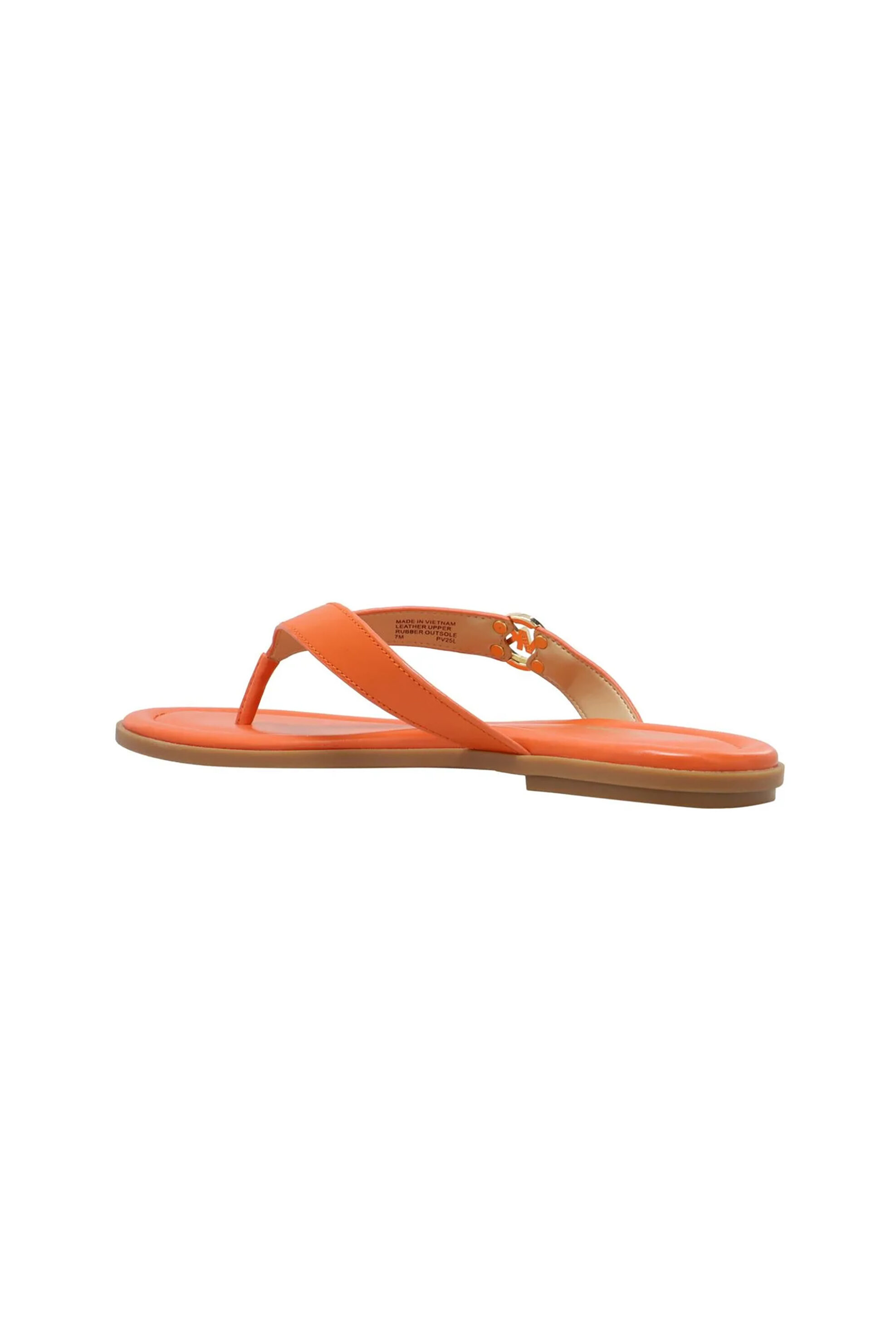 MICHAEL KORS Michael Kors γυναικεία δερμάτινα σανδάλια "Erin" - 40S6ERFS1L Πορτοκαλί - 3