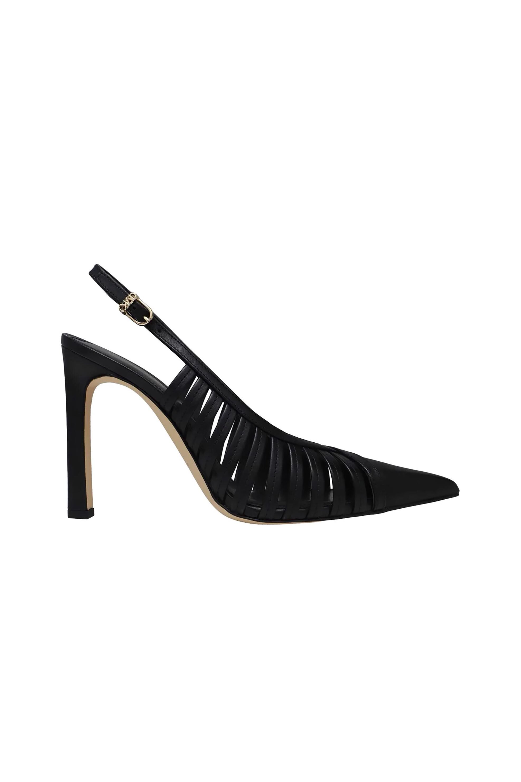 MICHAEL KORS Michael Kors γυναικείες δερμάτινες γόβες slingback "Adriana" - 40T6ADHP1L Μαύρο