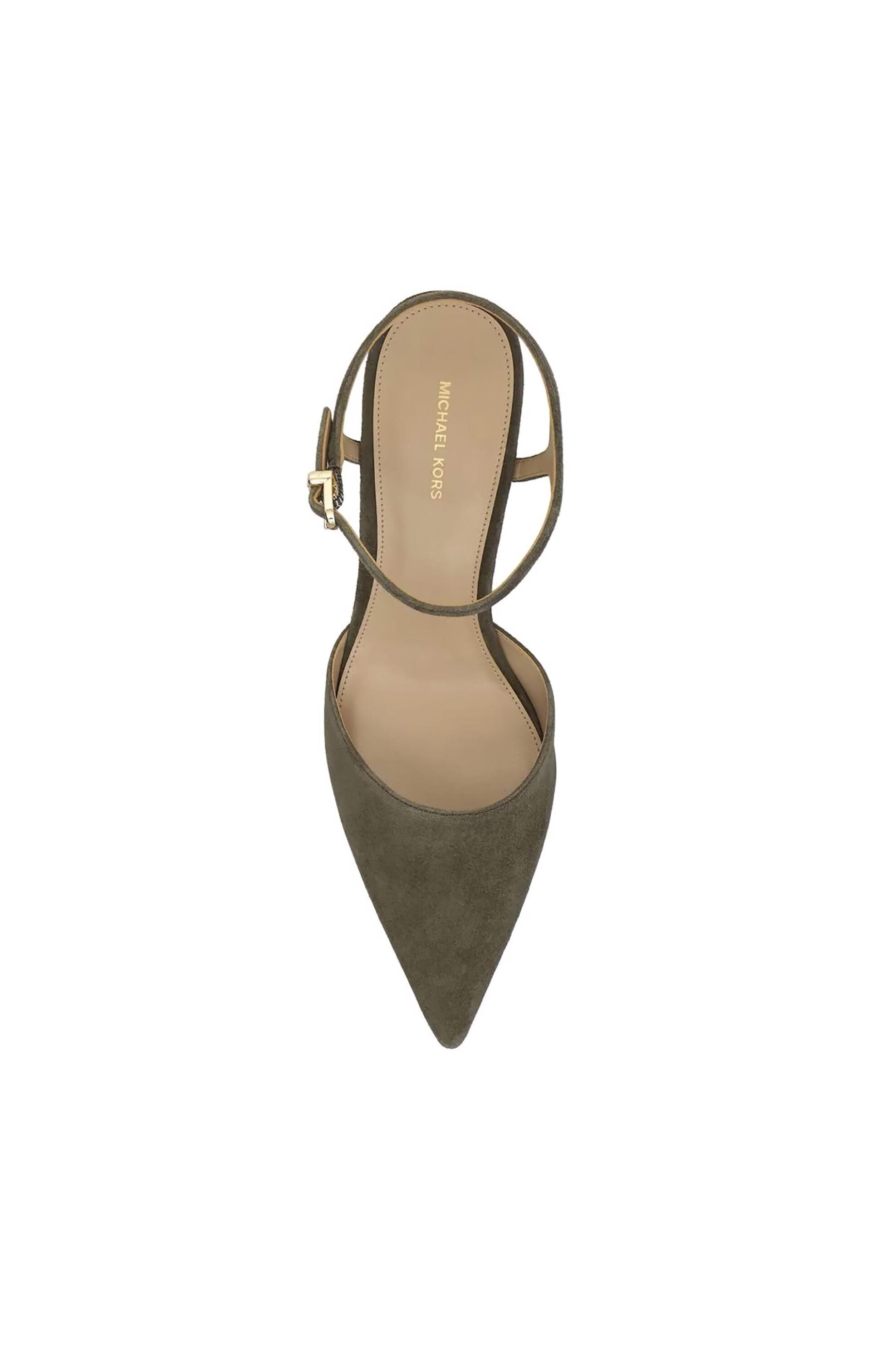 Michael Kors Γυναικείες Suede Γόβες Slingback Amara - 40T6Ammp2S Χακί