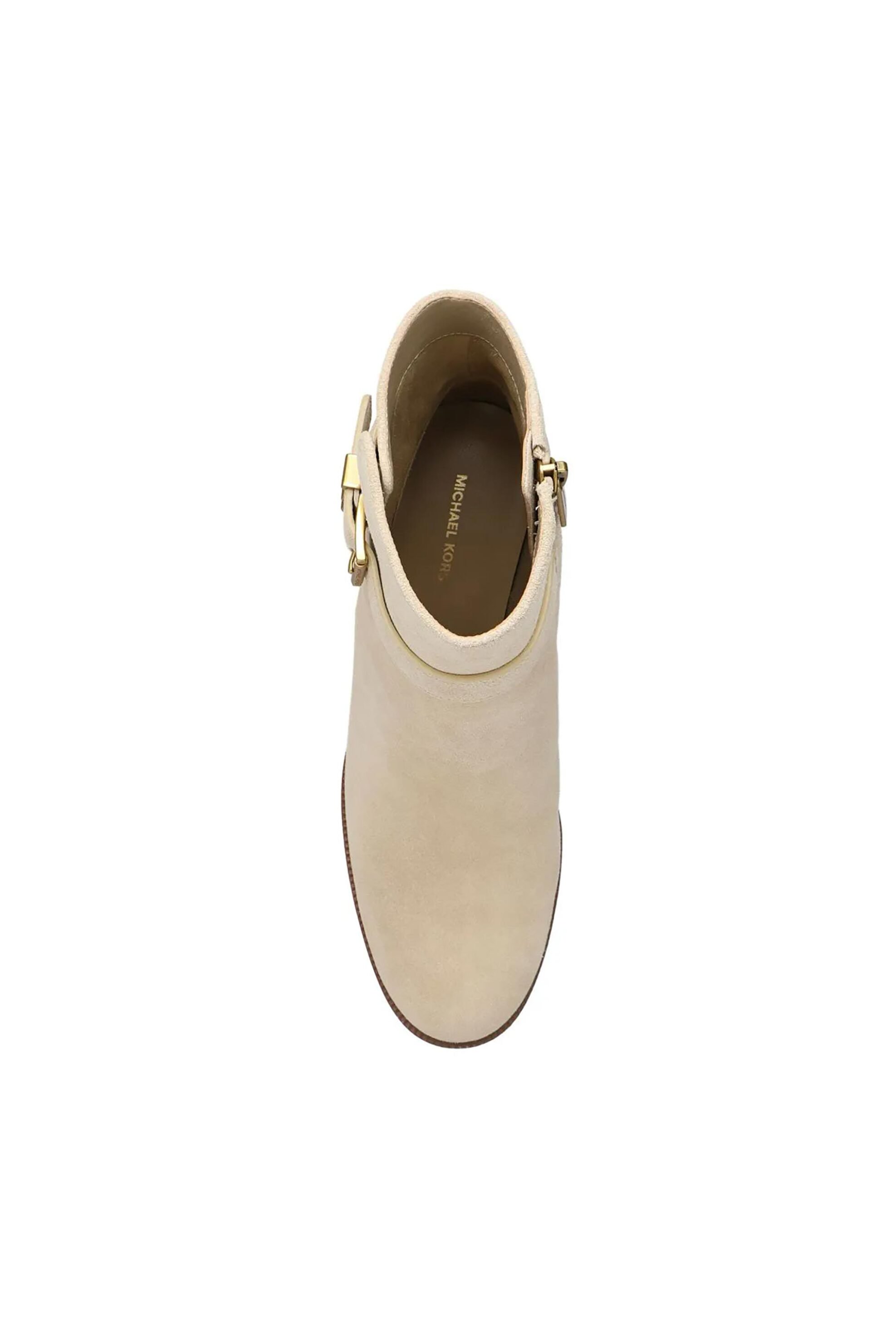 Michael Kors Γυναικεία Suede Μποτάκια Rachel - 40T6Rcme5S Εκρού
