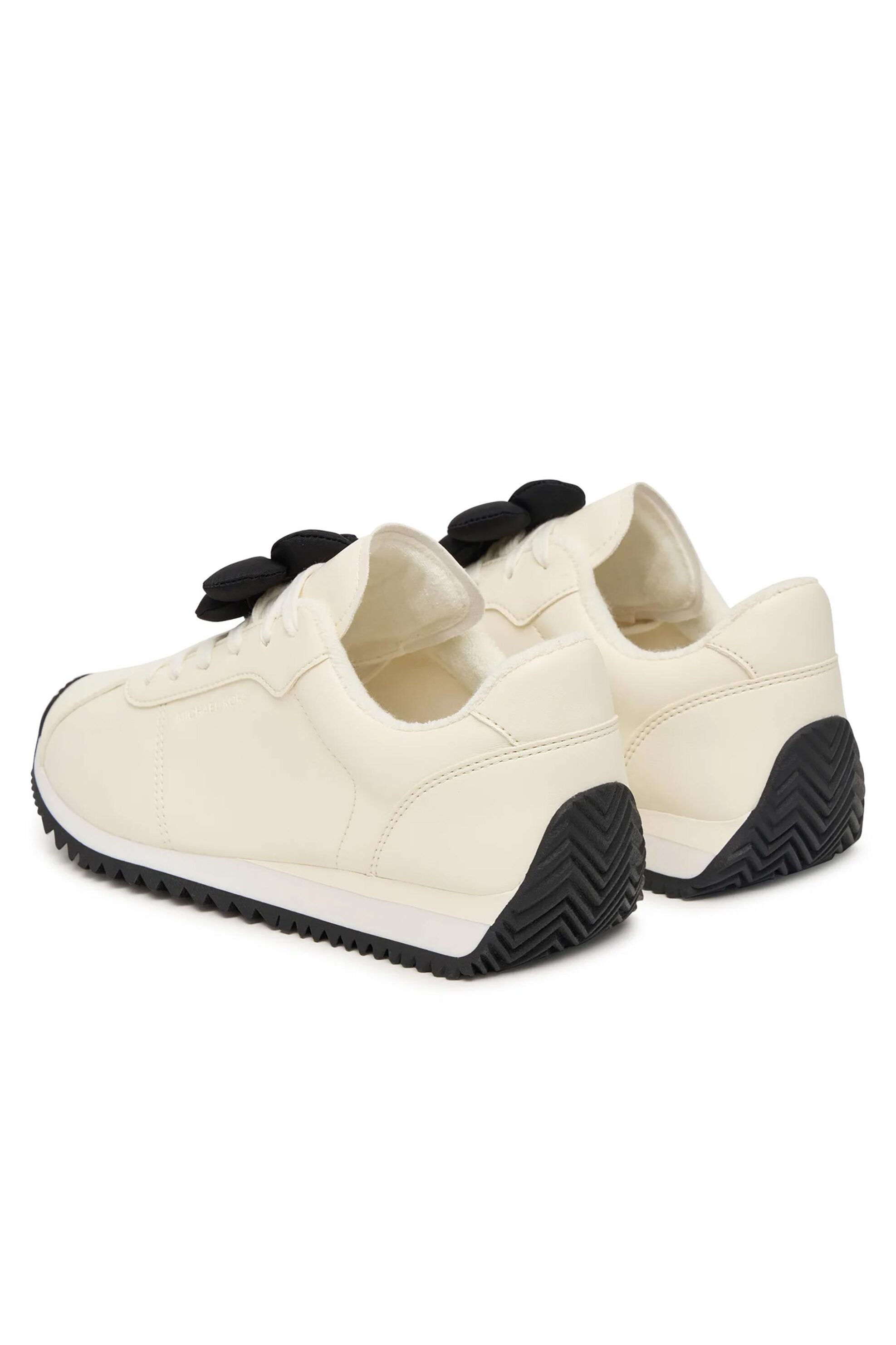 MICHAEL KORS Michael Kors γυναικεία sneakers με contrast λουλούδι με monogram "Rhodes" - 43T6RHFS1L Κρέμ - 3