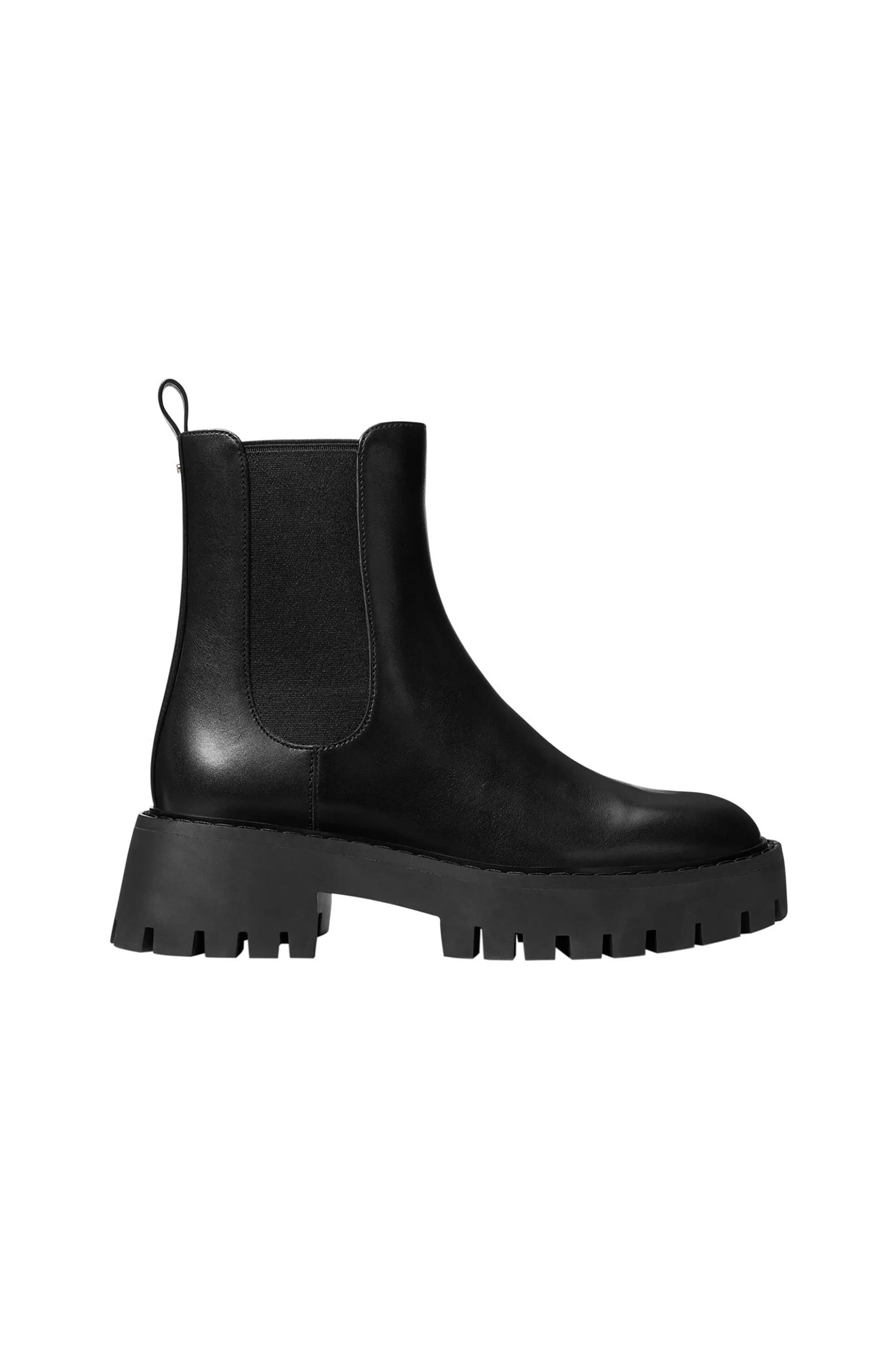 MICHAEL KORS Michael Kors γυναικεία δερμάτινα μποτάκια Chelsea "Asher" - 40F6ASFE5L Μαύρο