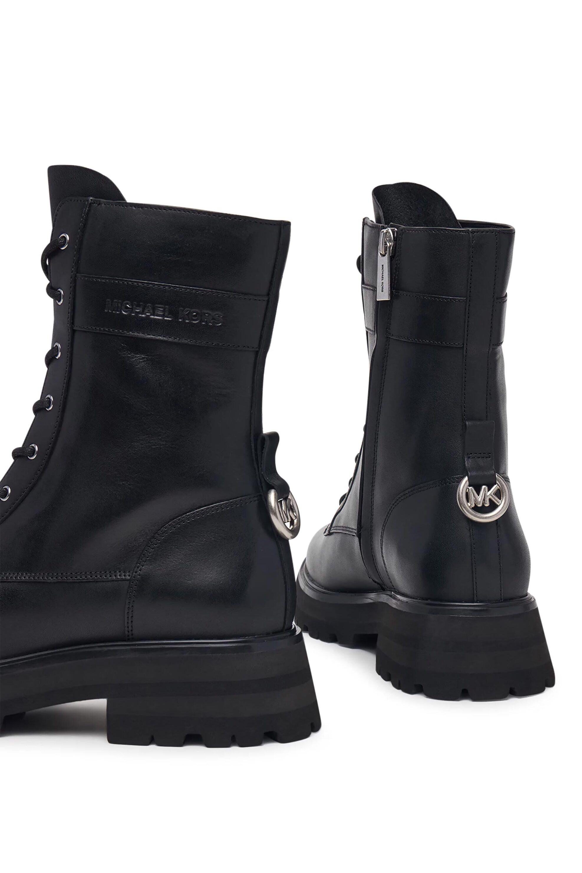 MICHAEL KORS Michael Kors γυναικεία δερμάτινα μποτάκια "Caleb" - 40F6CBFE5L Μαύρο - 4